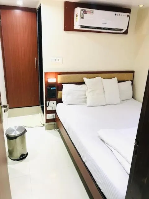 Bed in Hotel Castle Inn