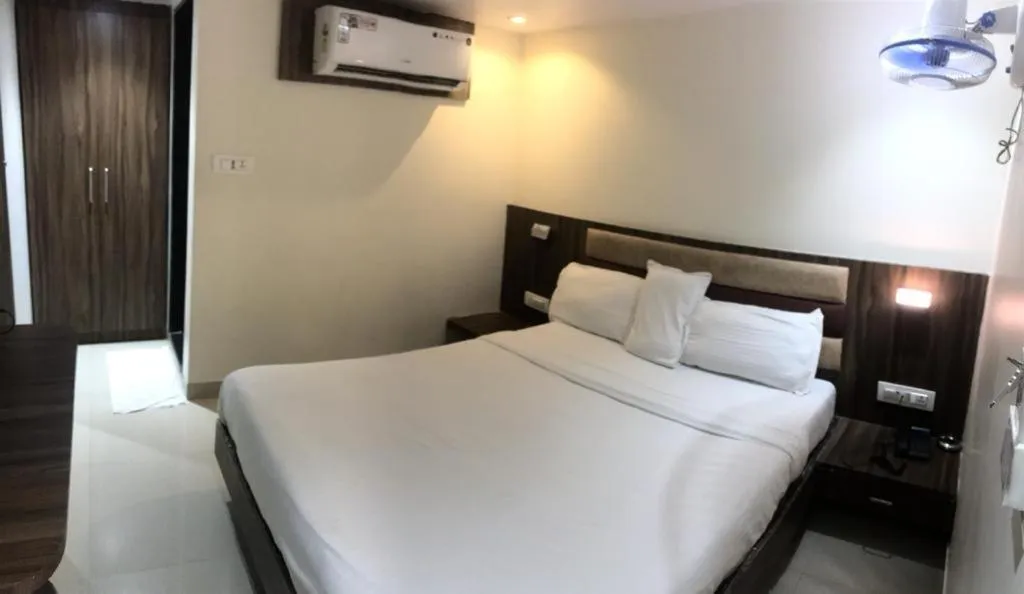 Bed in Hotel Castle Inn