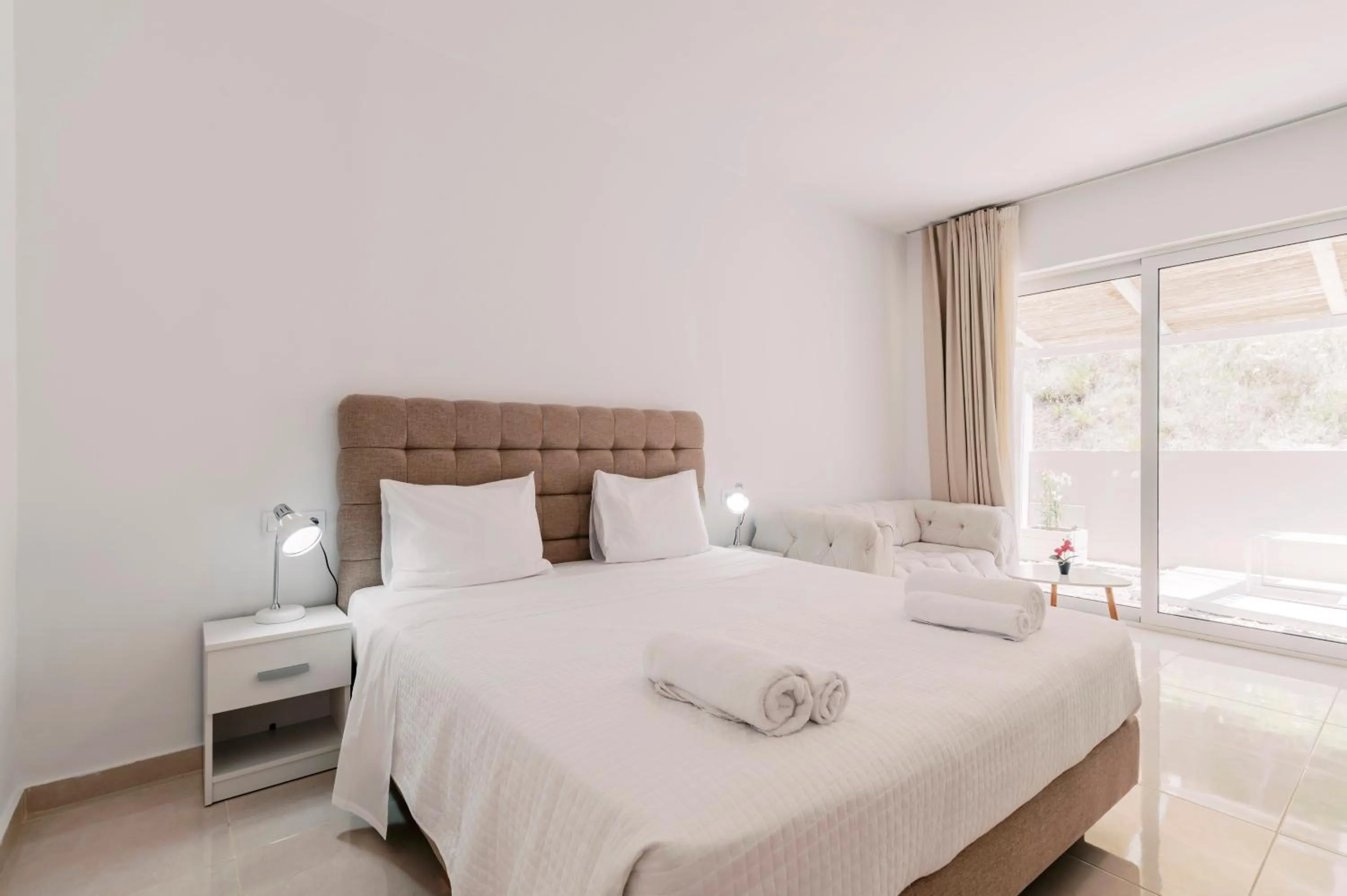 Bed in Bamboo Suites Hotel - Adults Only