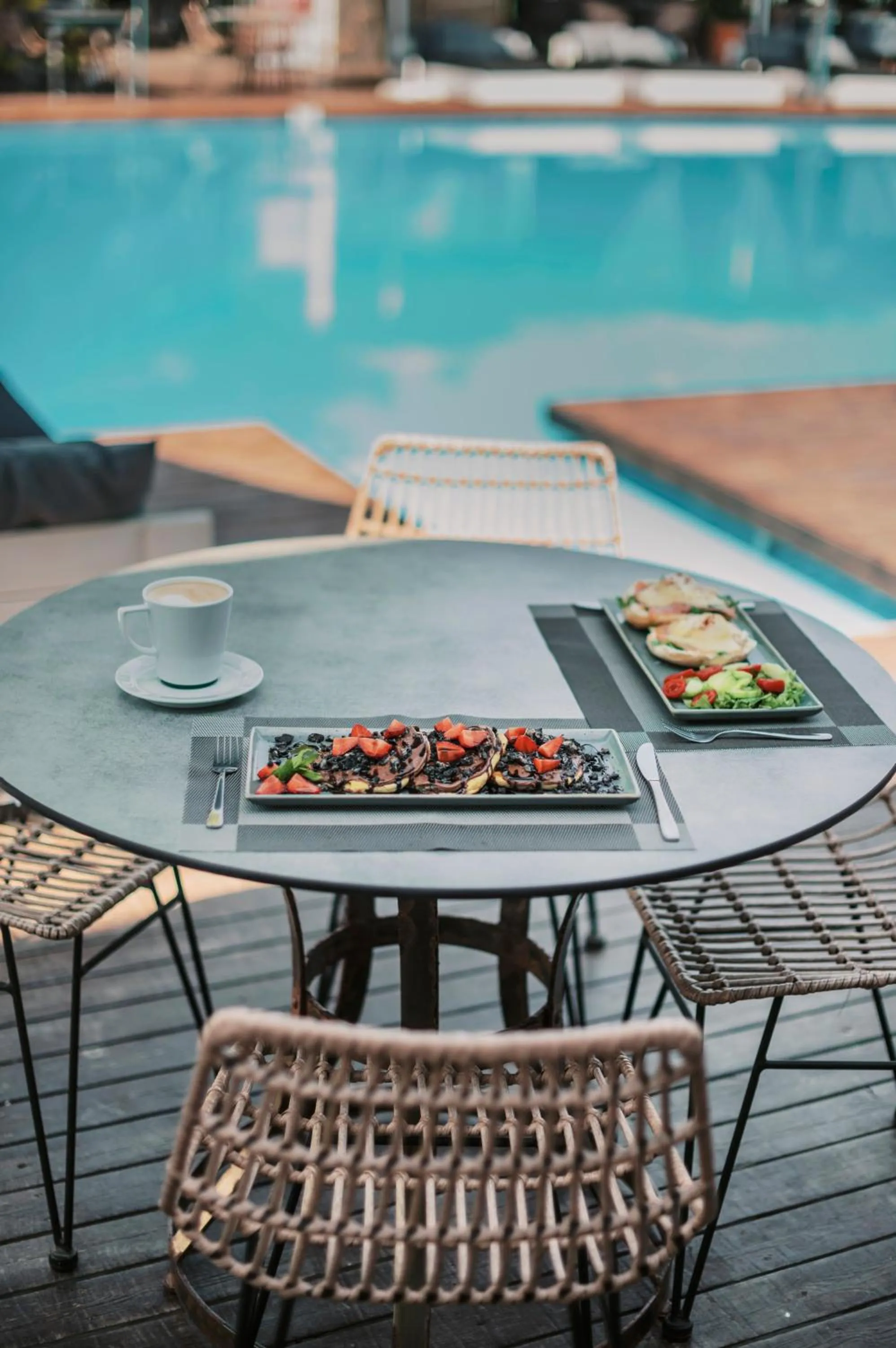 Swimming pool in Bamboo Suites Hotel - Adults Only