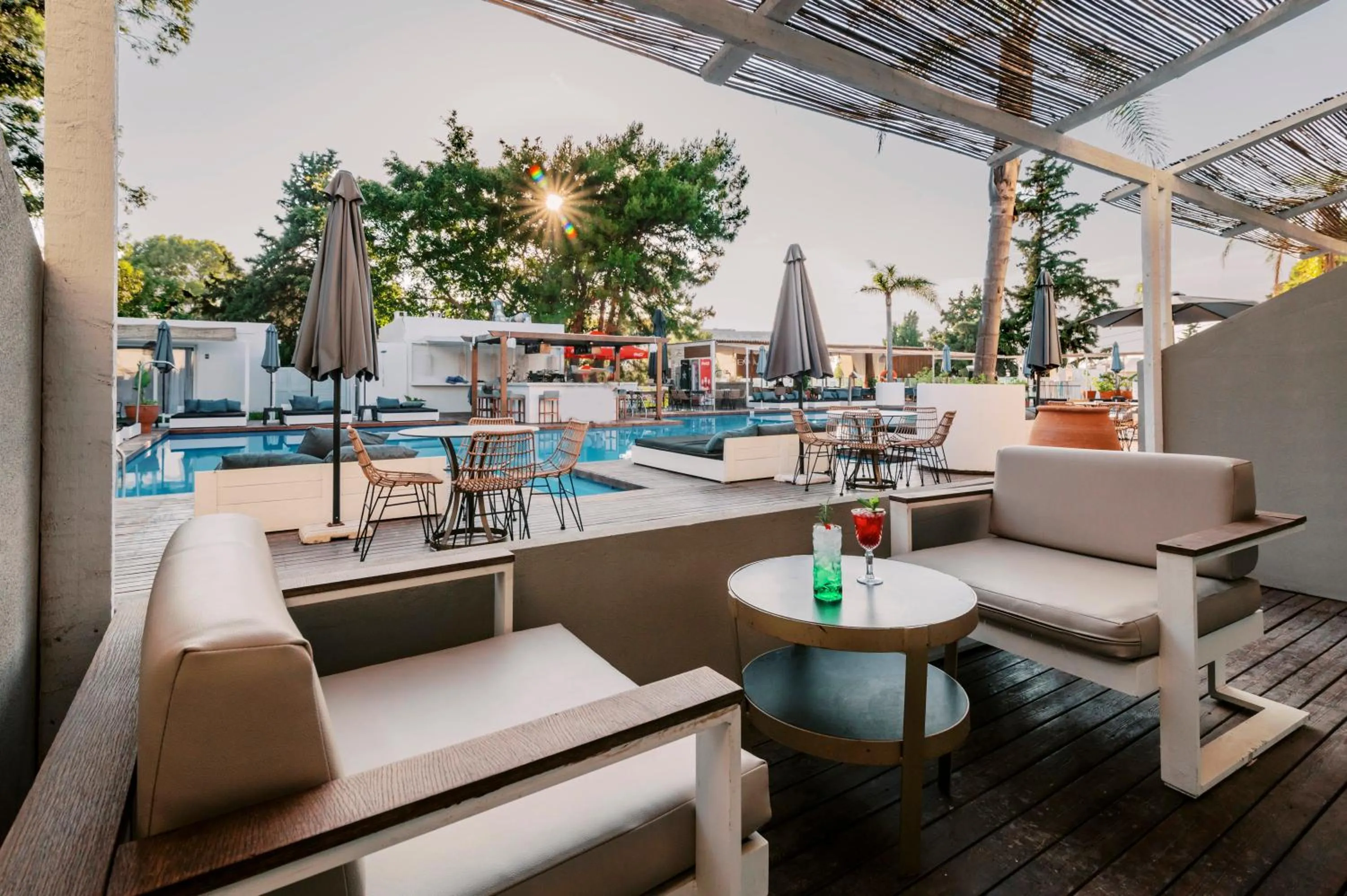 Seating area in Bamboo Suites Hotel - Adults Only