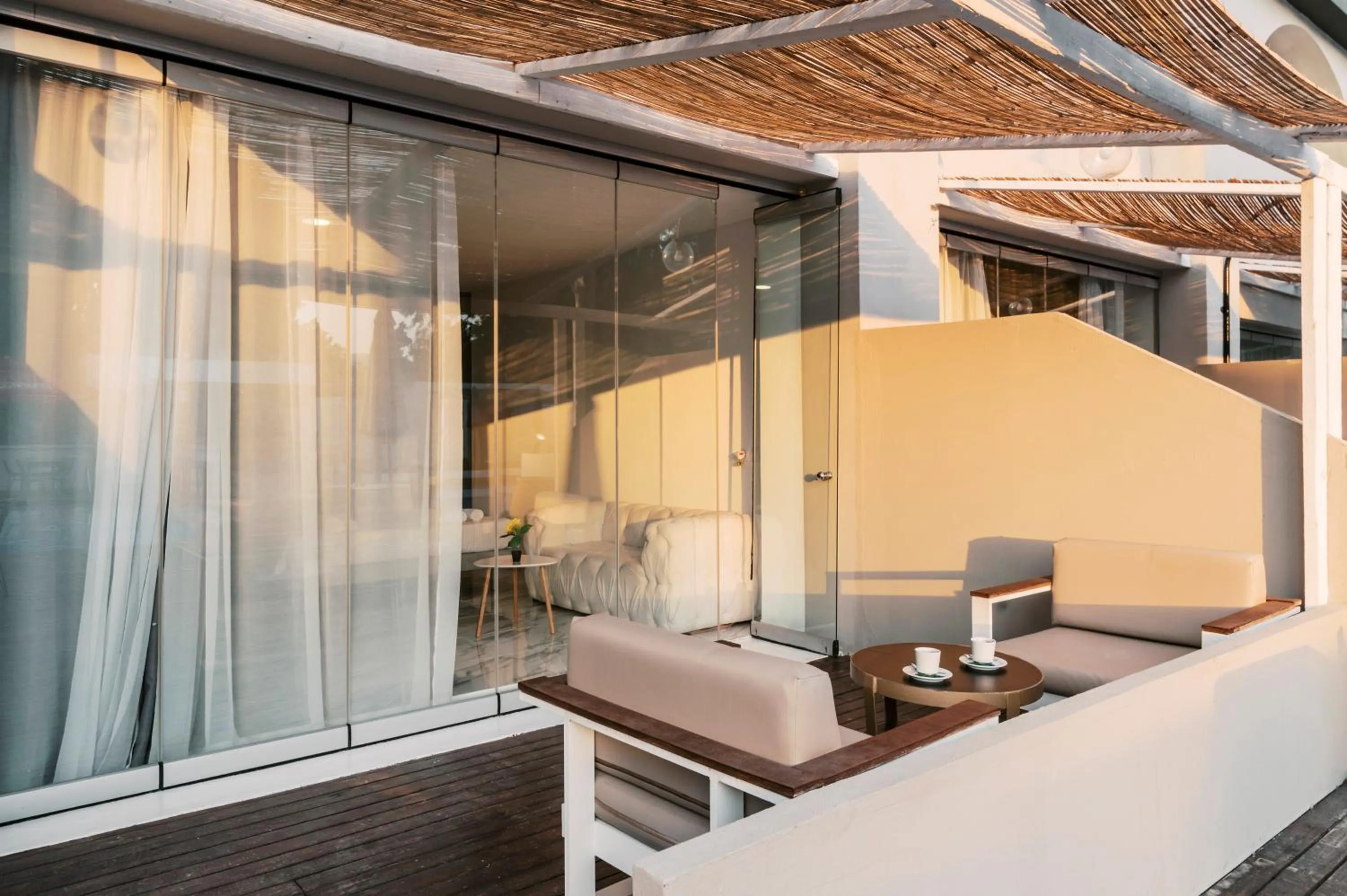 Seating area in Bamboo Suites Hotel - Adults Only