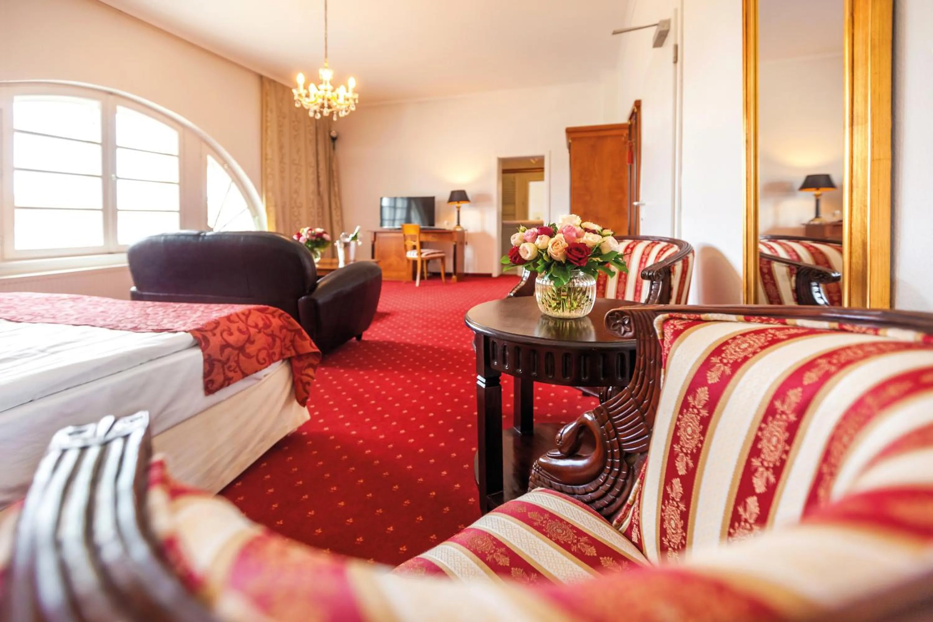 Photo of the whole room, Bed in Hotel Prinzenpalais Bad Doberan