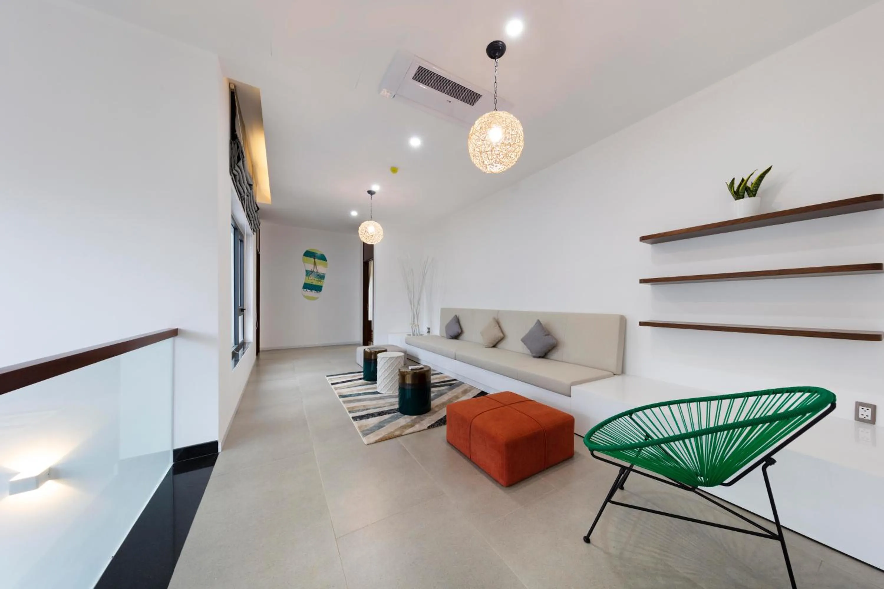 Living room in Le Palmier Ho Tram Resort - Beachfront with Private Beach