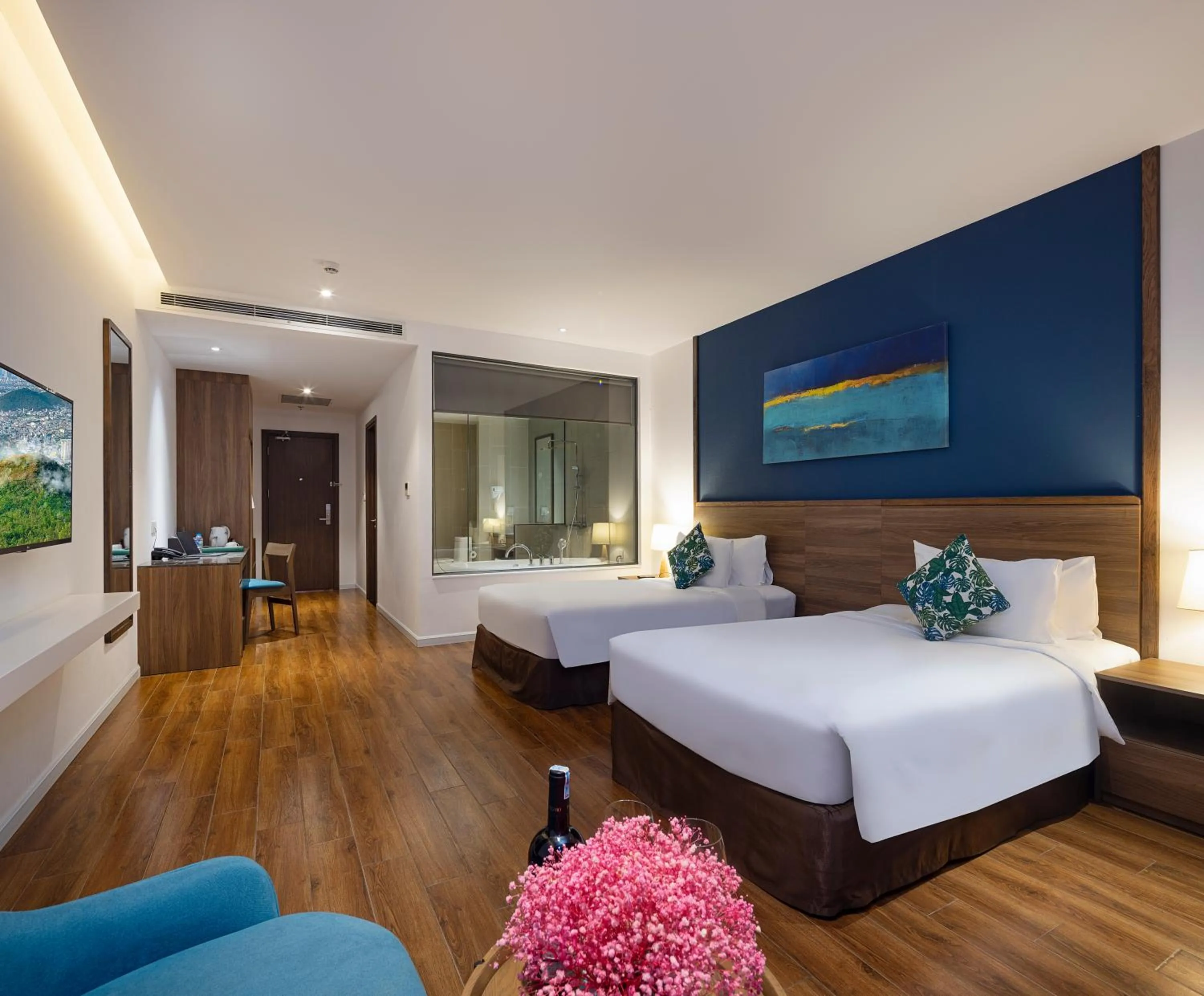 Bedroom, Bed in Le Palmier Ho Tram Resort - Beachfront with Private Beach