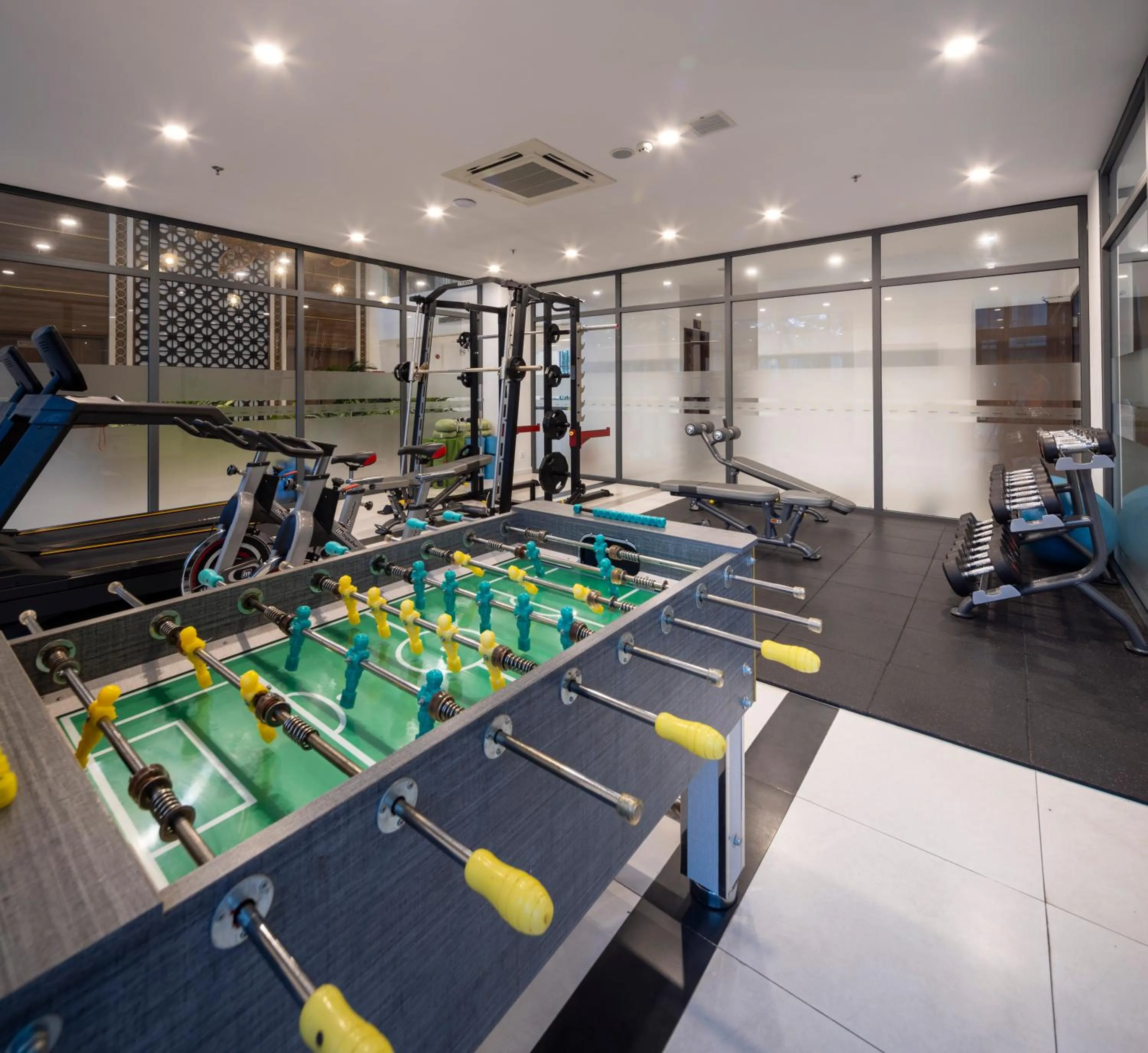 Fitness centre/facilities in Le Palmier Ho Tram Resort - Beachfront with Private Beach