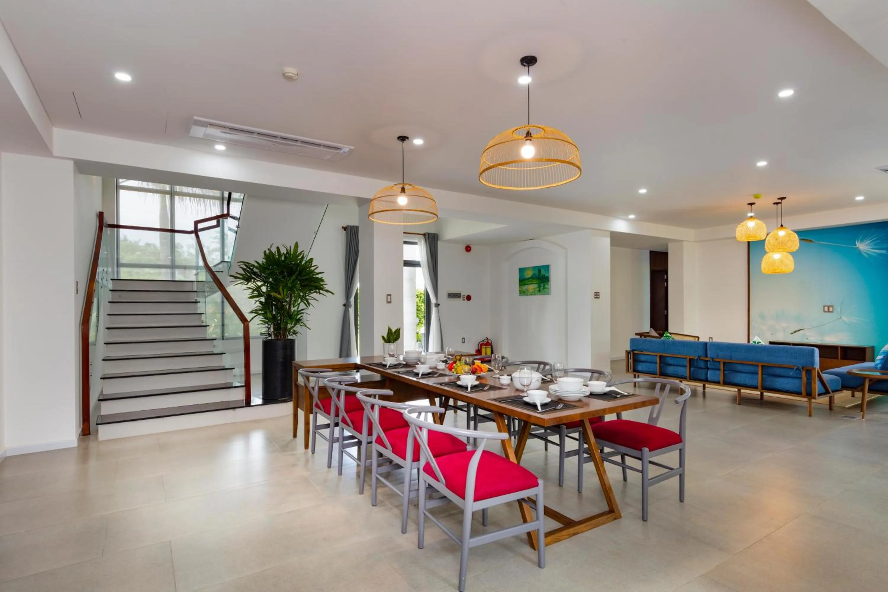 Kitchen or kitchenette in Le Palmier Ho Tram Resort - Beachfront with Private Beach