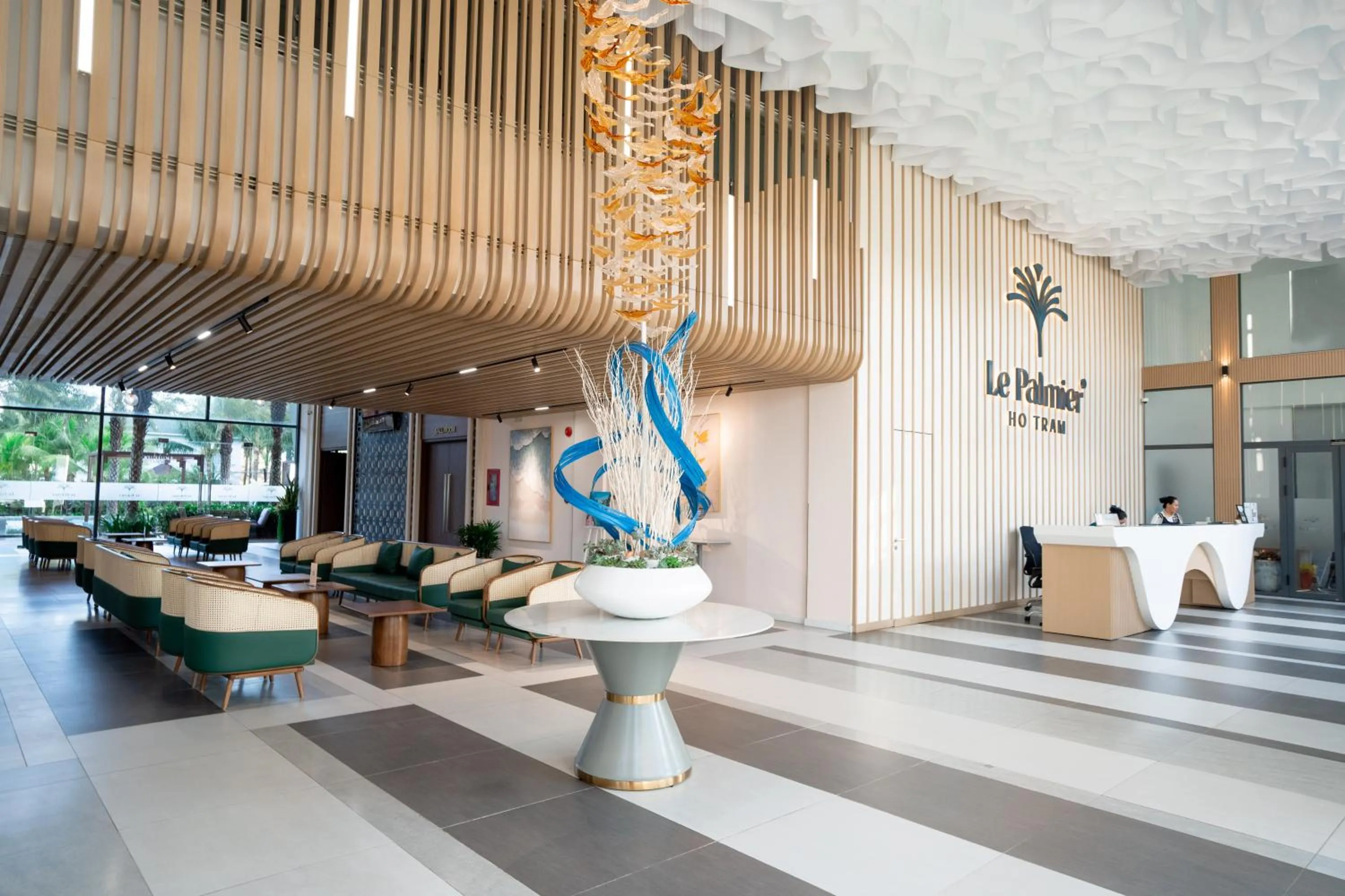 Lobby or reception in Le Palmier Ho Tram Resort - Beachfront with Private Beach