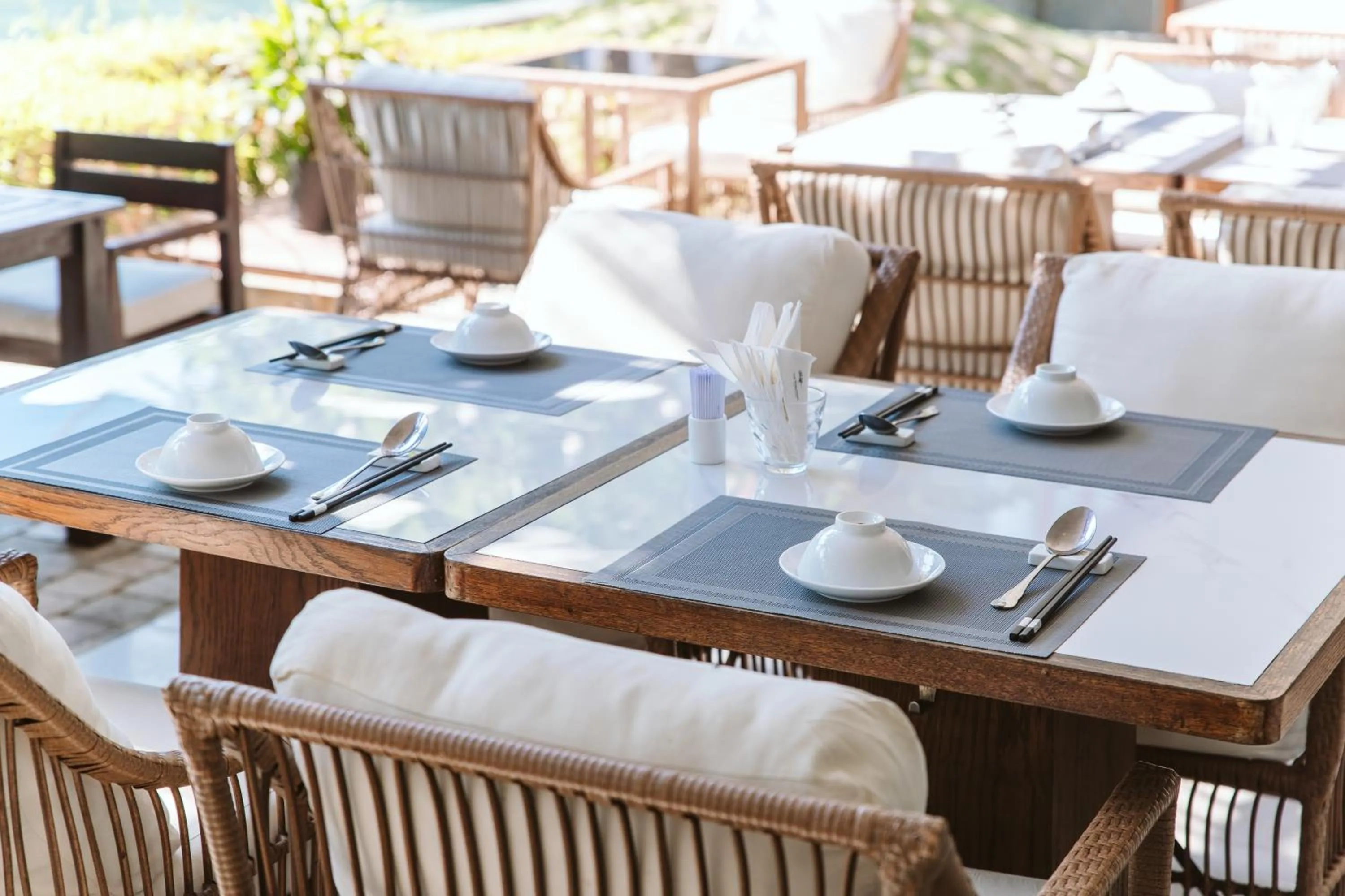 Restaurant/places to eat in Le Palmier Ho Tram Resort - Beachfront with Private Beach