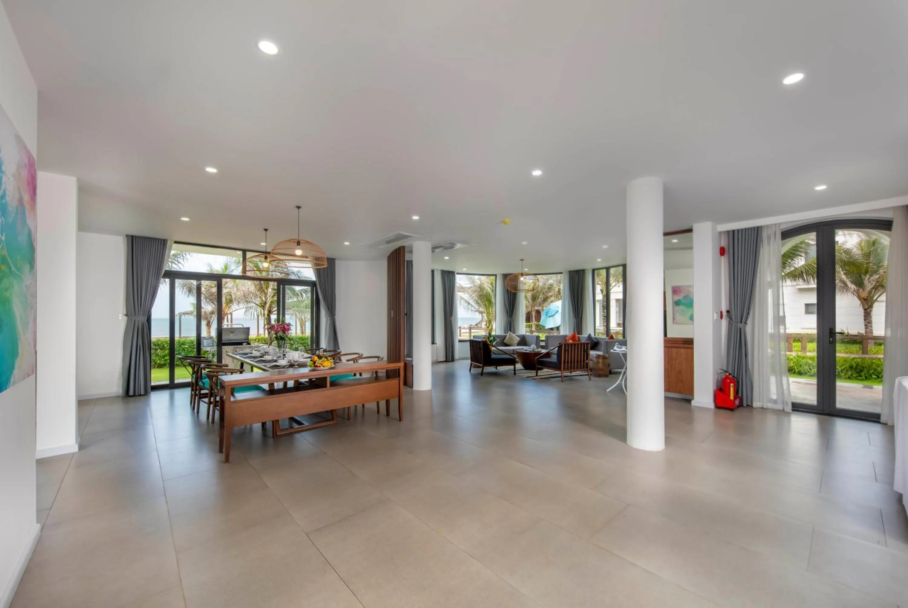 Living room in Le Palmier Ho Tram Resort - Beachfront with Private Beach