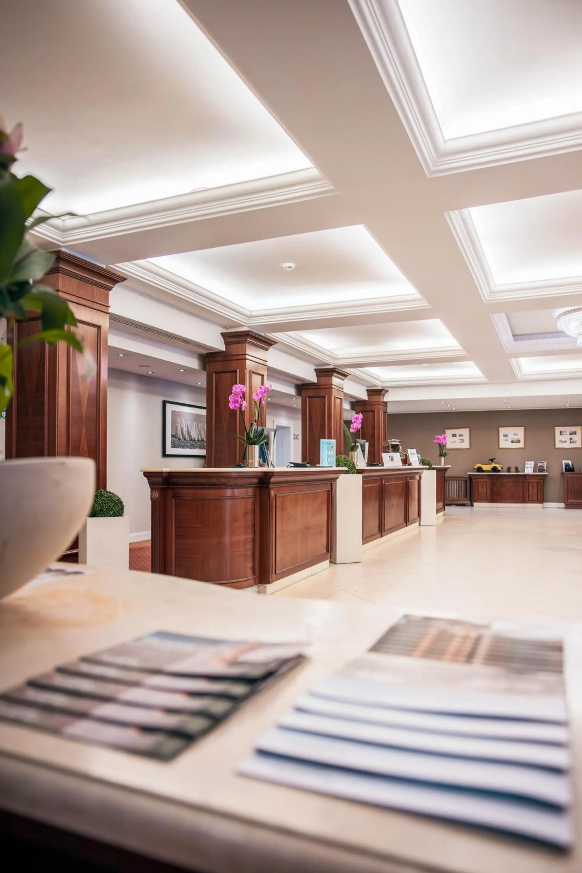 Lobby or reception in ATLANTIC Grand Hotel Travemünde