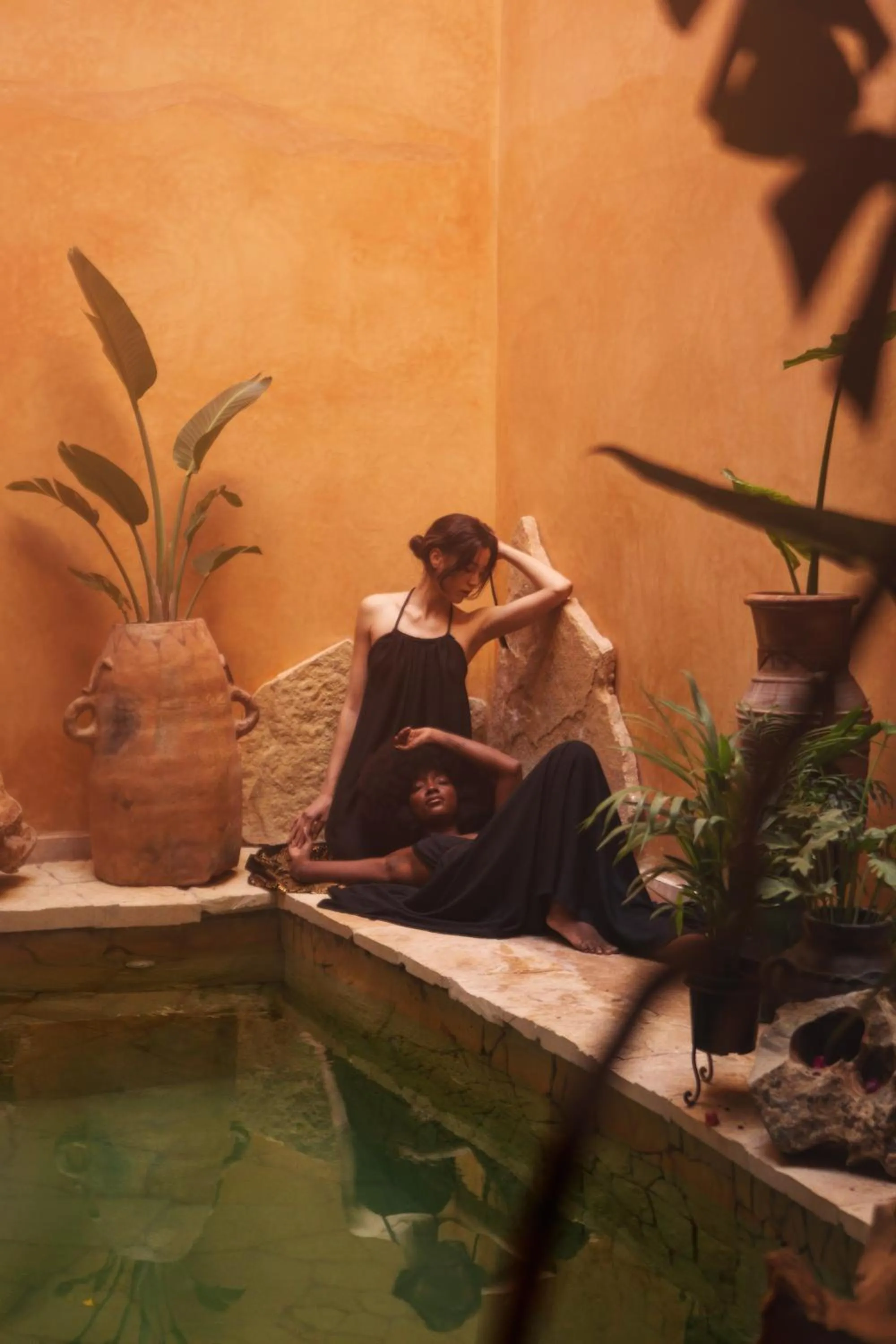 Garden in Riad Persephone