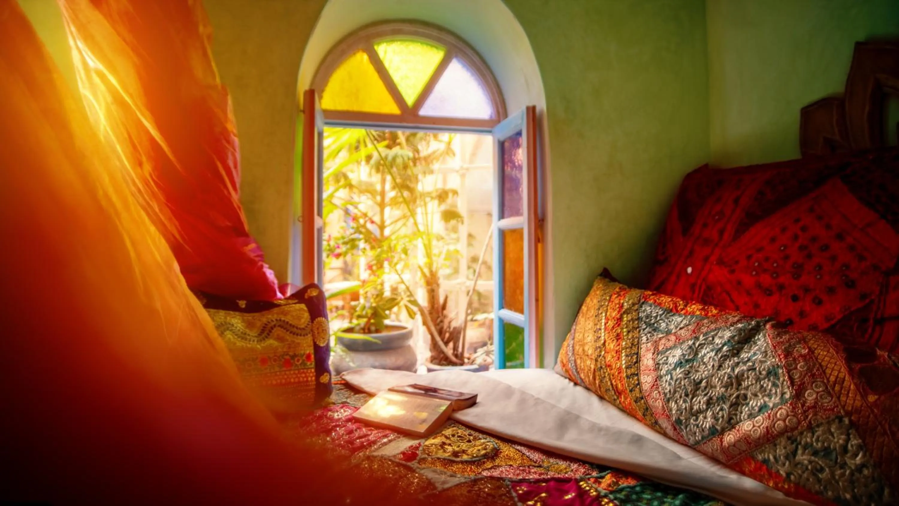 Bed in Riad Persephone