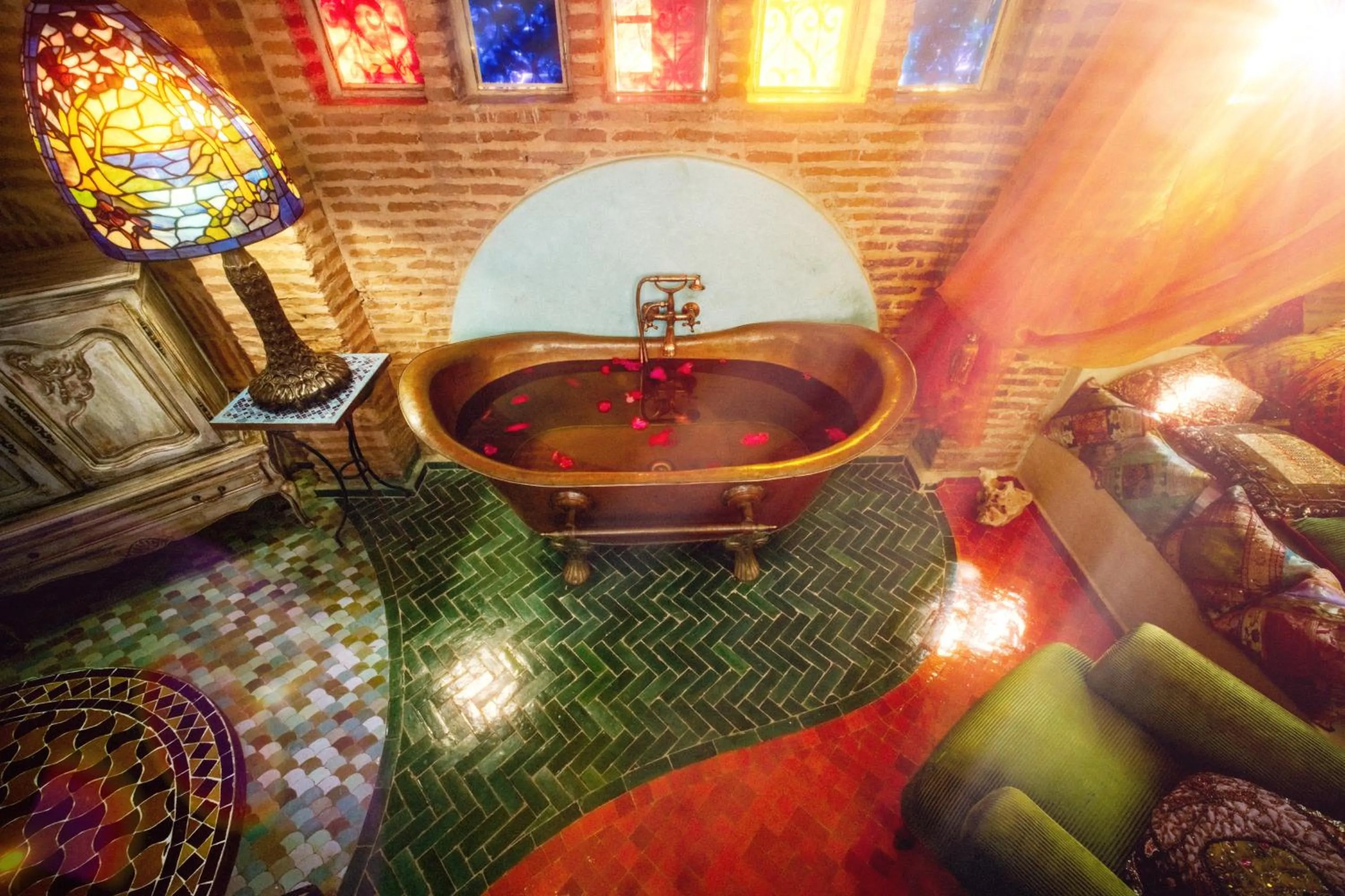 Bed in Riad Persephone