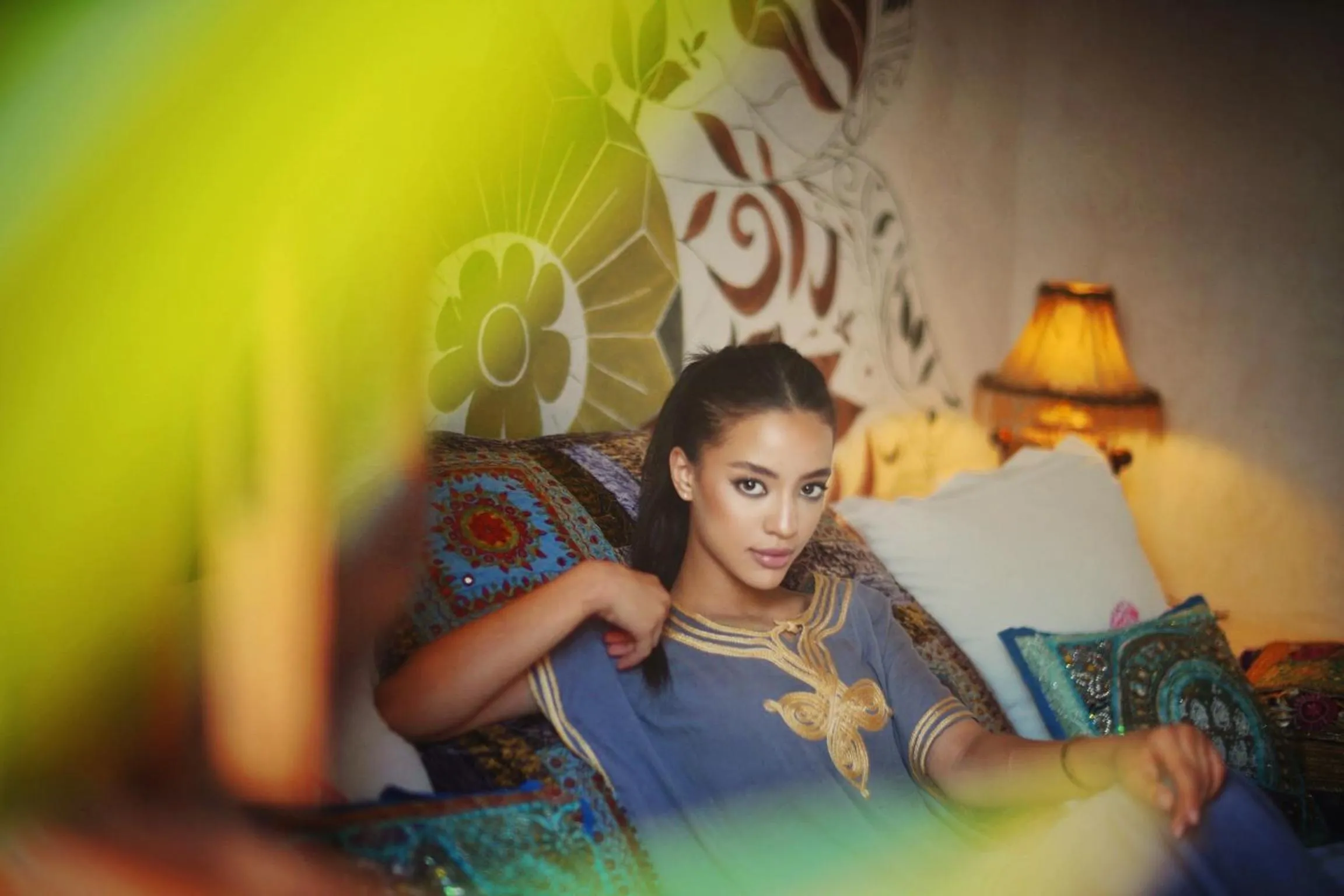 Bed in Riad Persephone