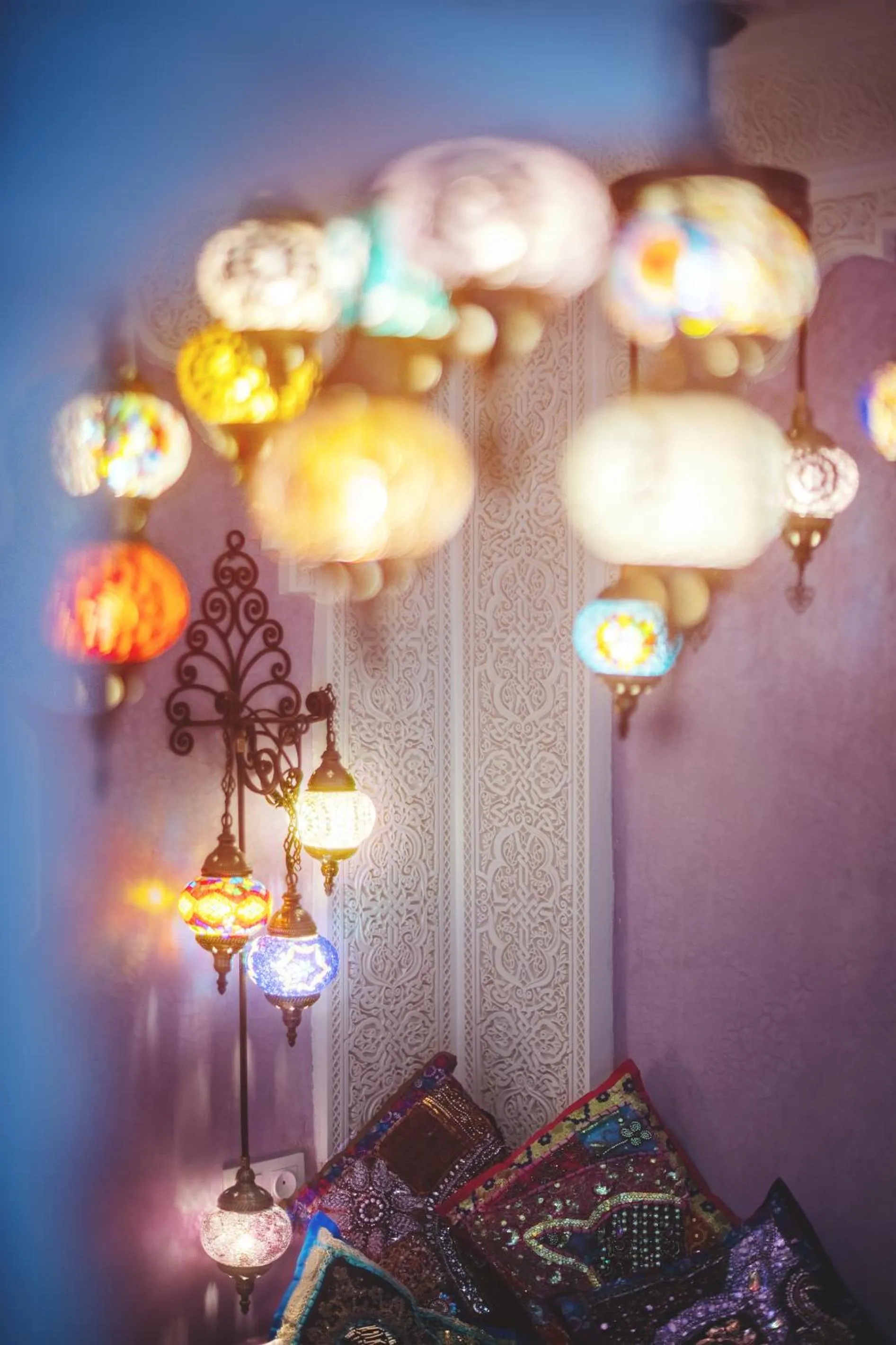 Bed in Riad Persephone