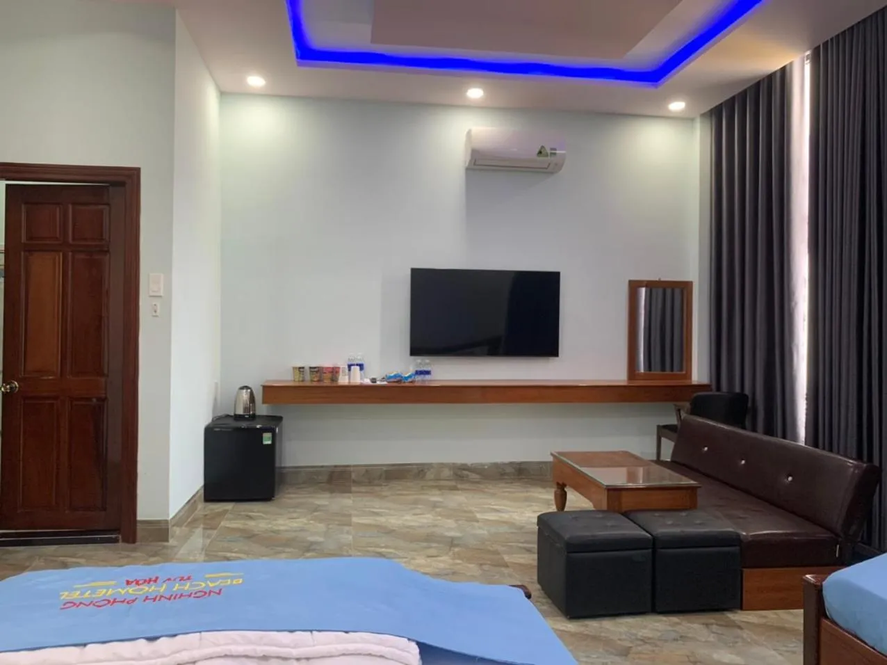 Bed in Khách sạn Nghinh Phong Beach Tuy Hòa