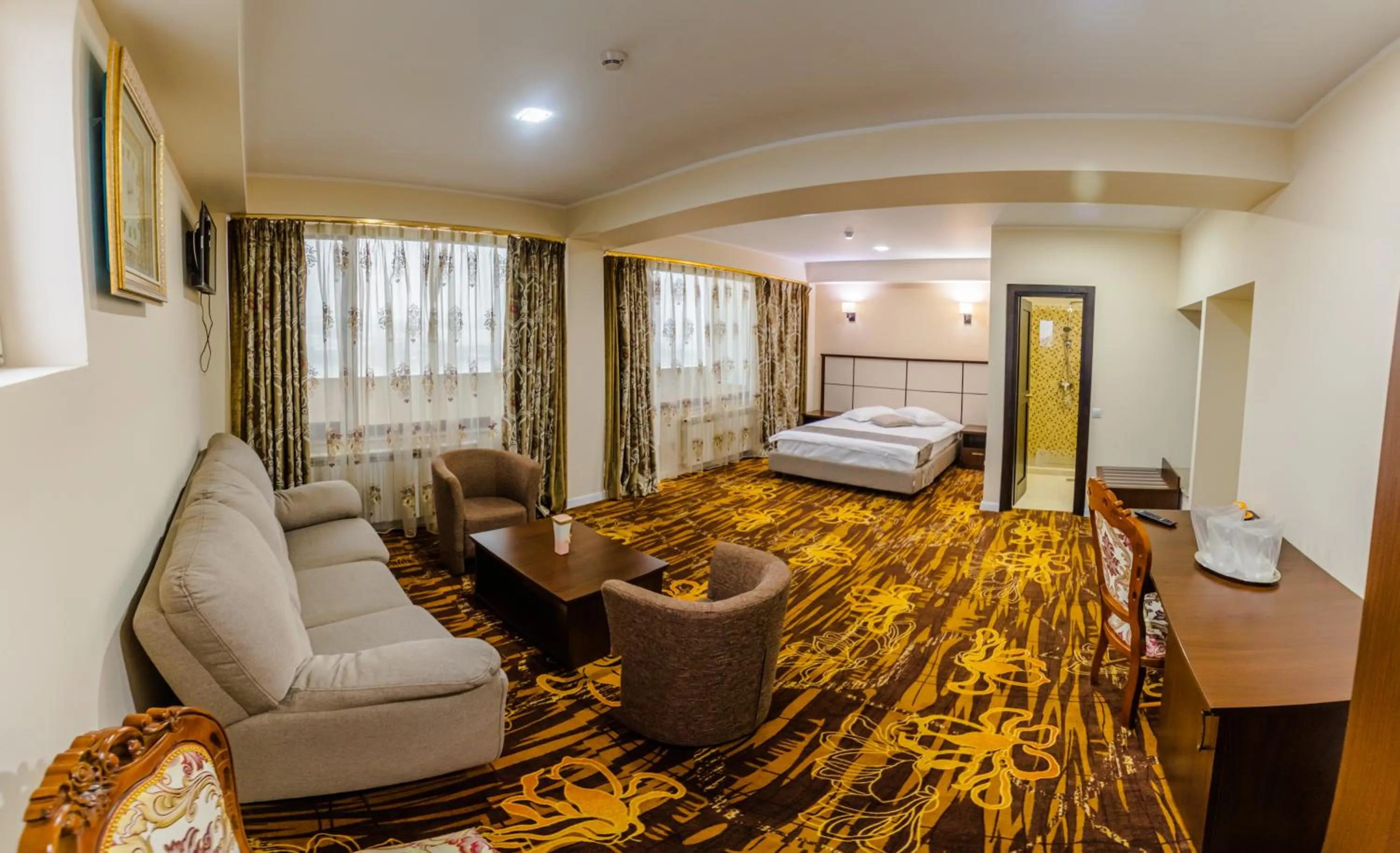 Living room, Bed in Hostel Parc