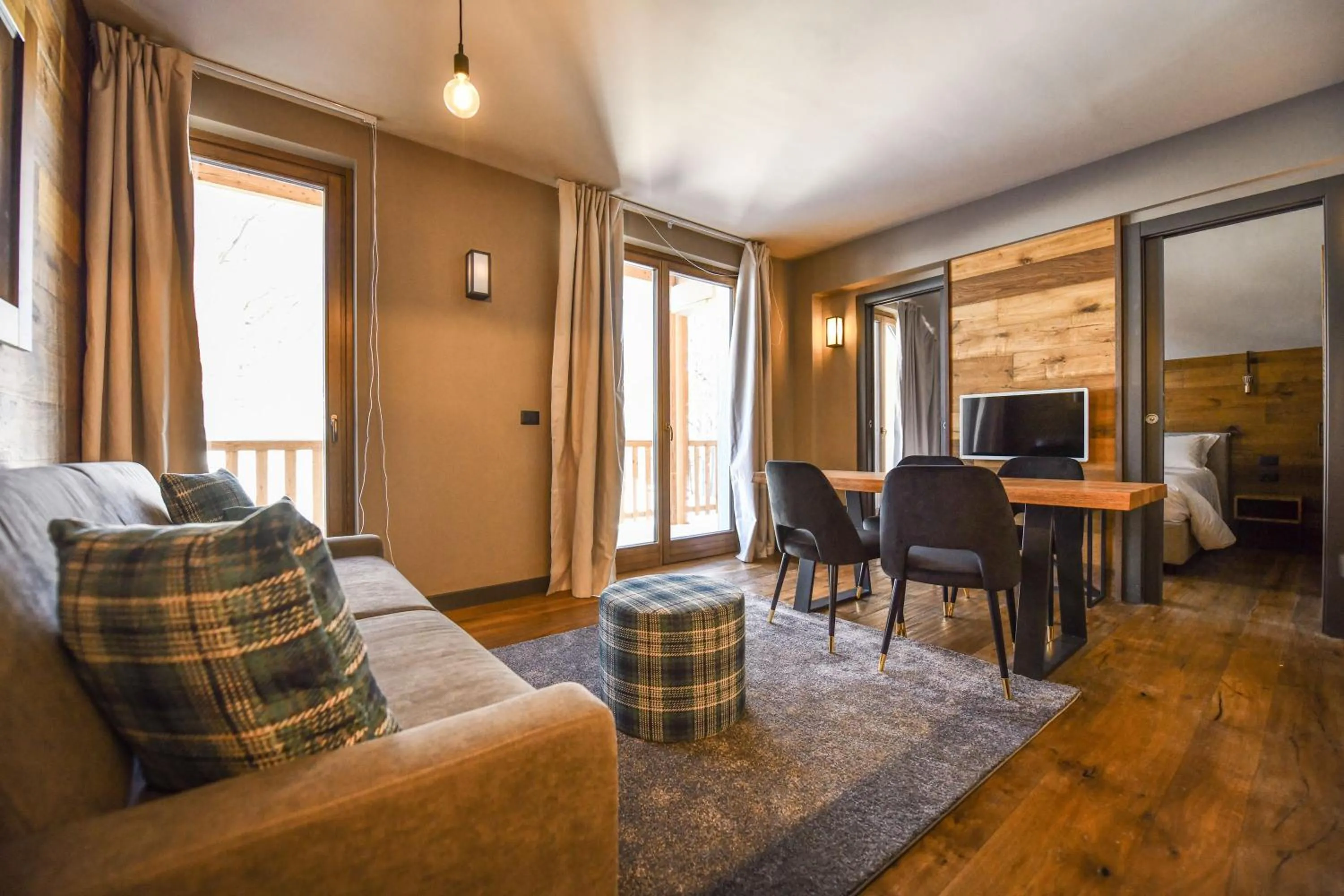 Living room in Chalet Everest - Luxury Apartments