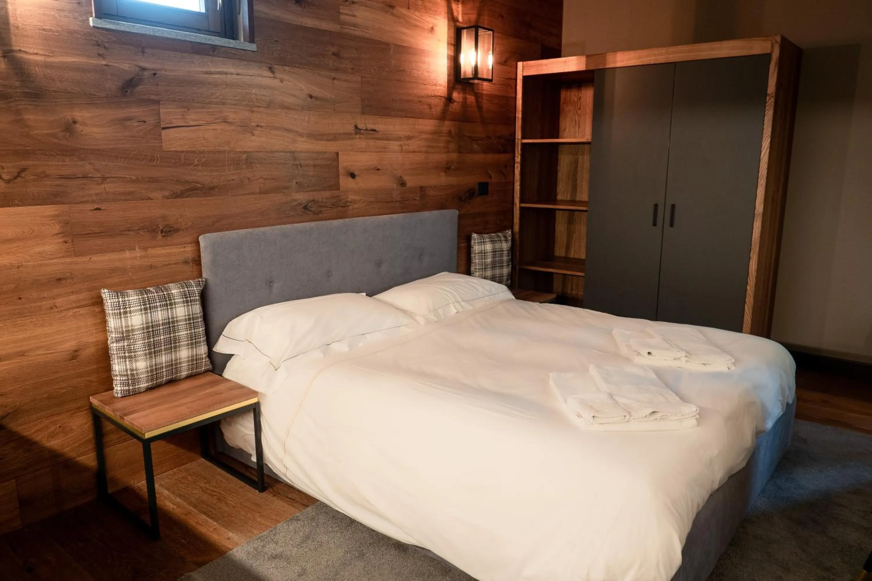 Bed in Chalet Everest - Luxury Apartments