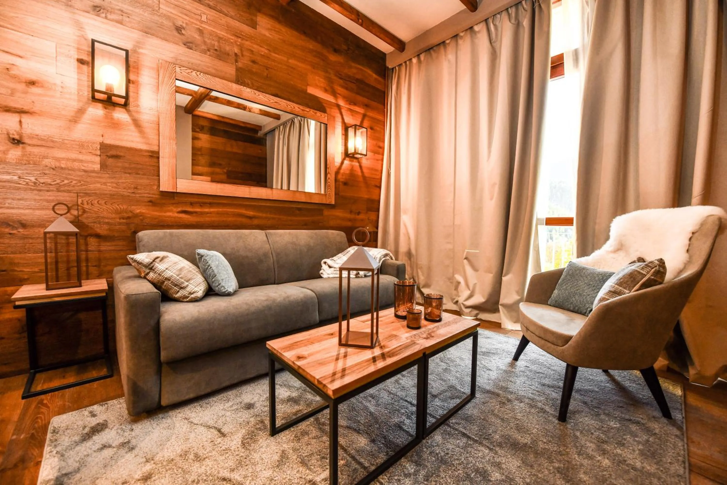 Living room in Chalet Everest - Luxury Apartments
