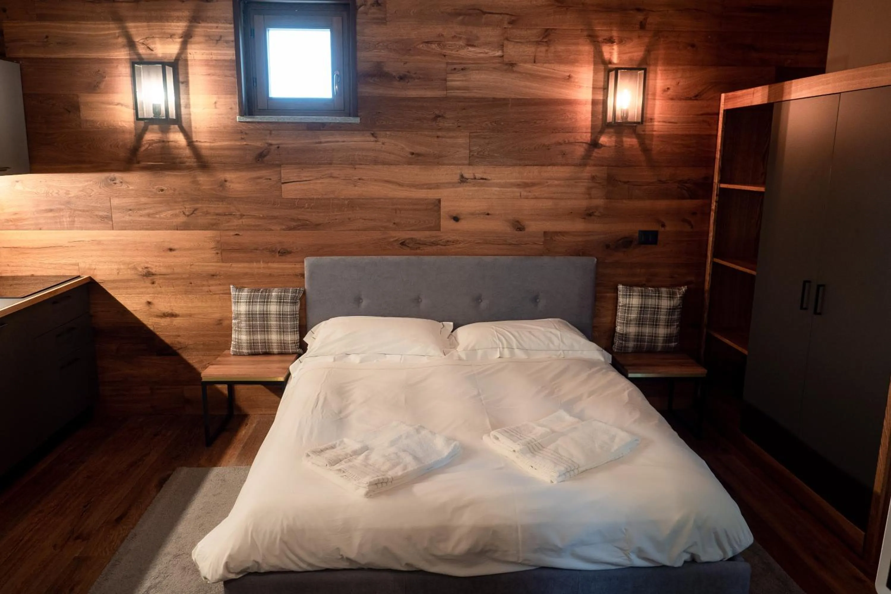 Bed in Chalet Everest - Luxury Apartments