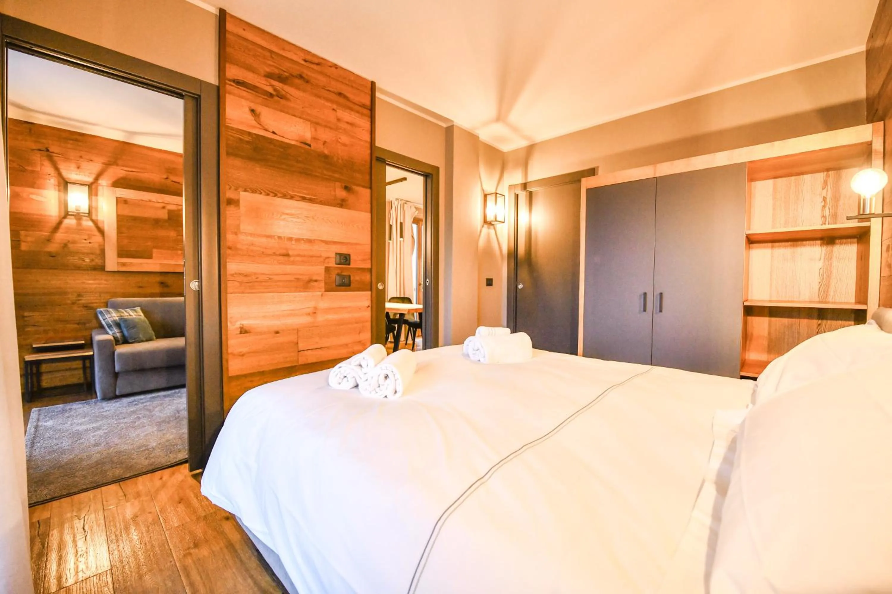 Bedroom, Bed in Chalet Everest - Luxury Apartments