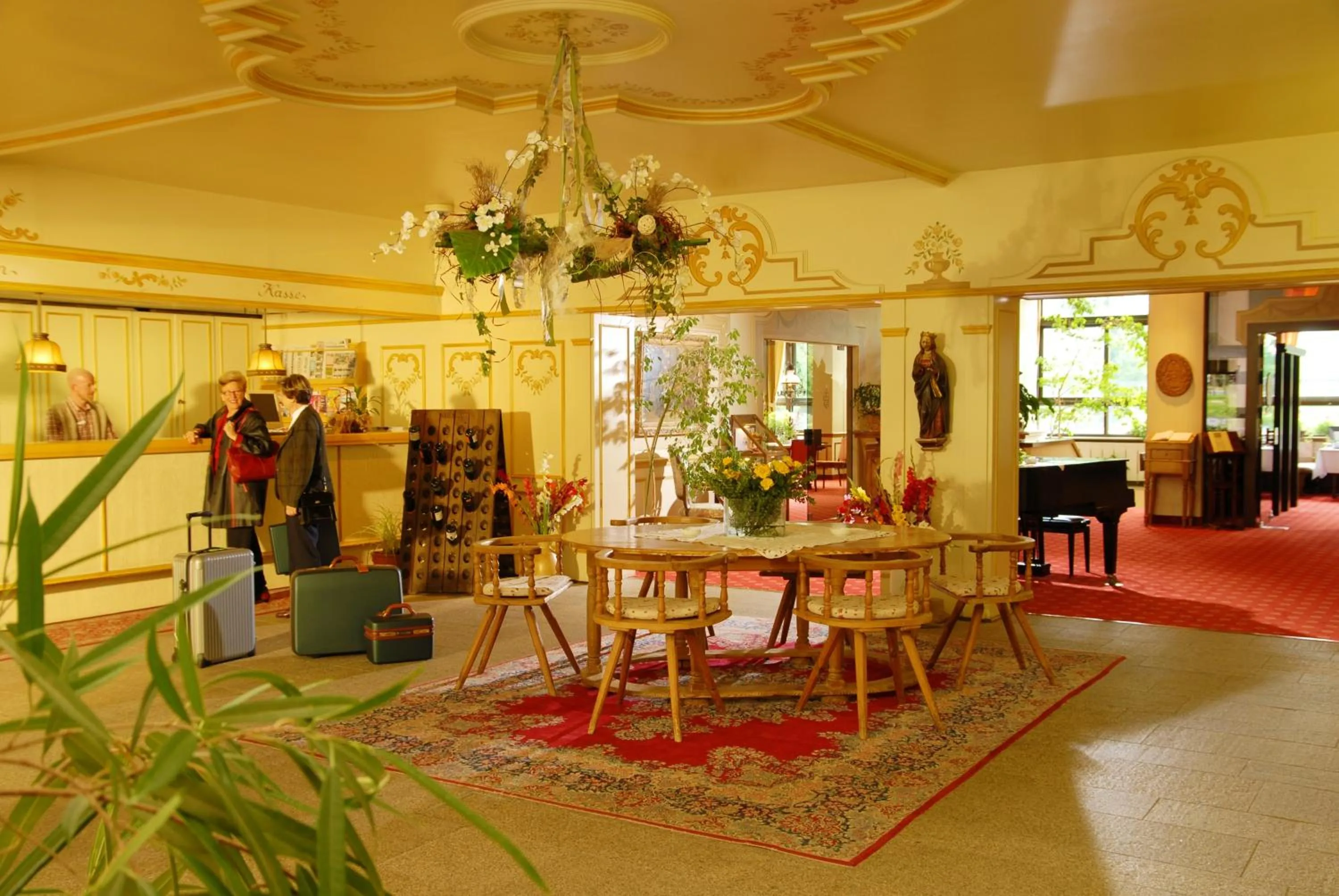 Lobby or reception in Hotel Kaiseralm