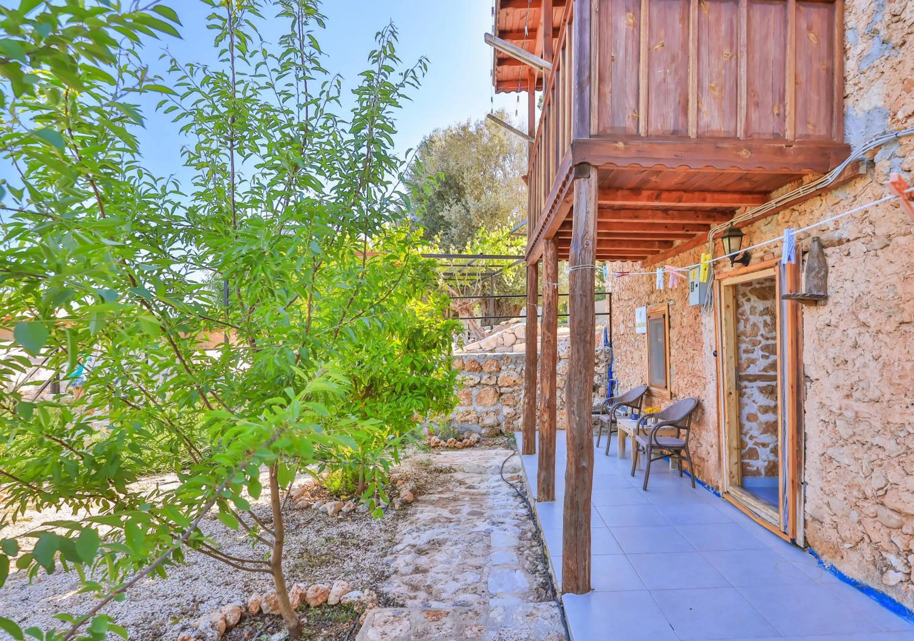 Garden in Bademlique Stone Rooms