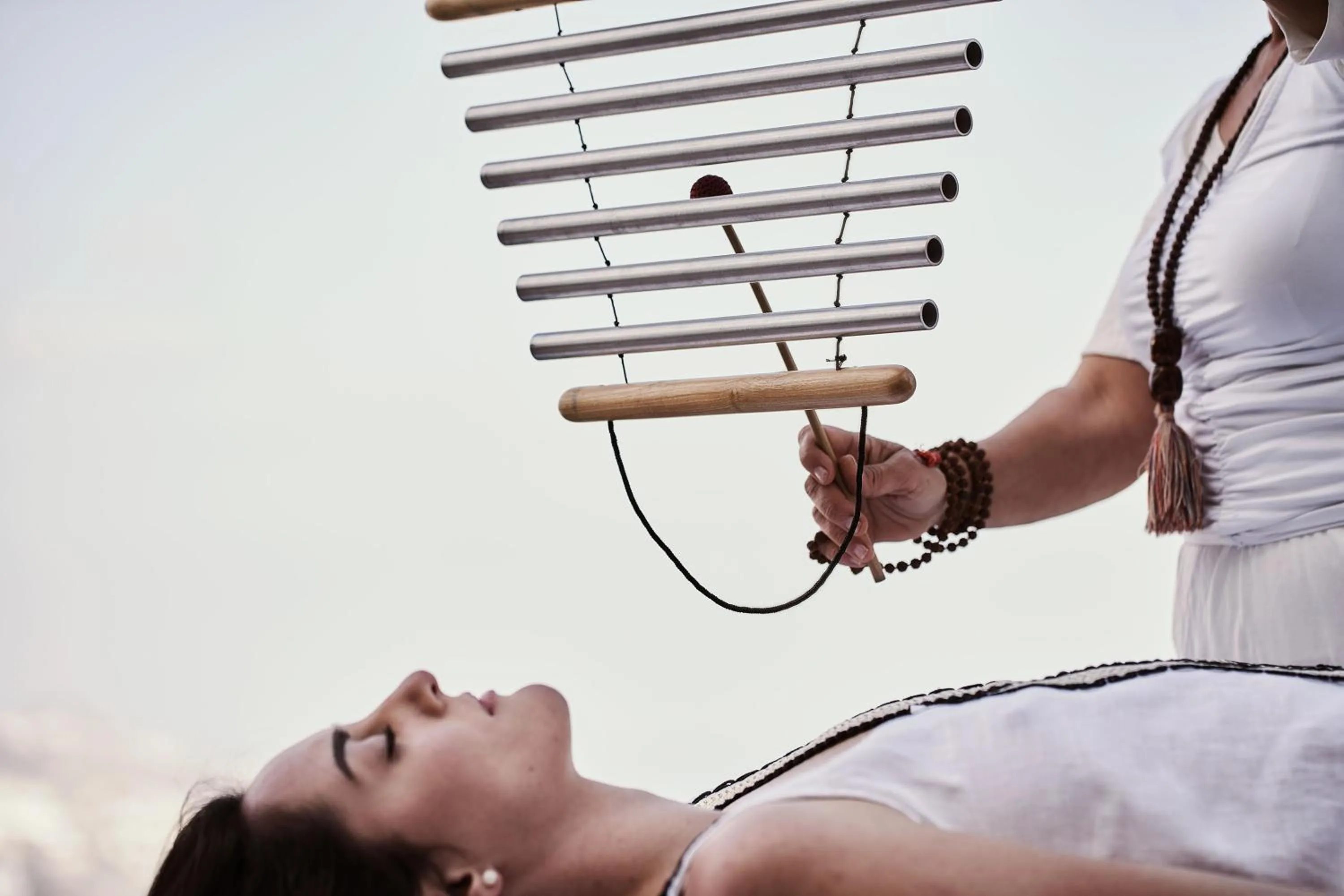 People in Apikia Santorini