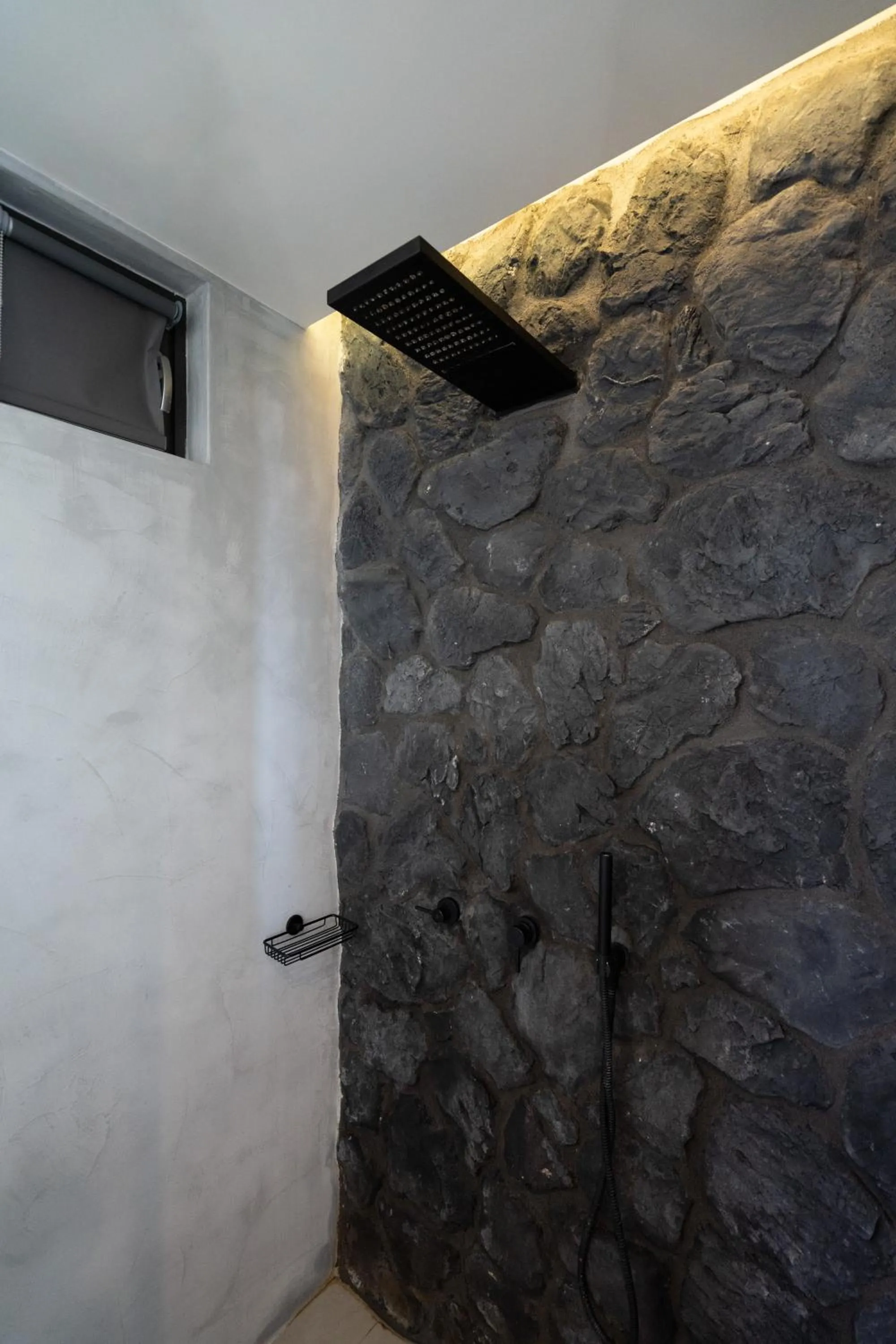 Shower in Apikia Santorini