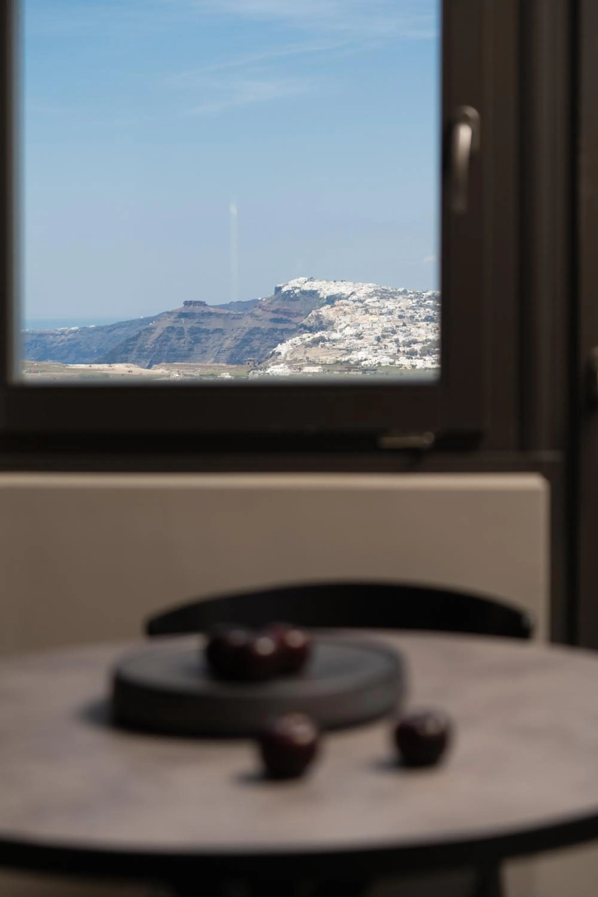 Natural landscape in Apikia Santorini
