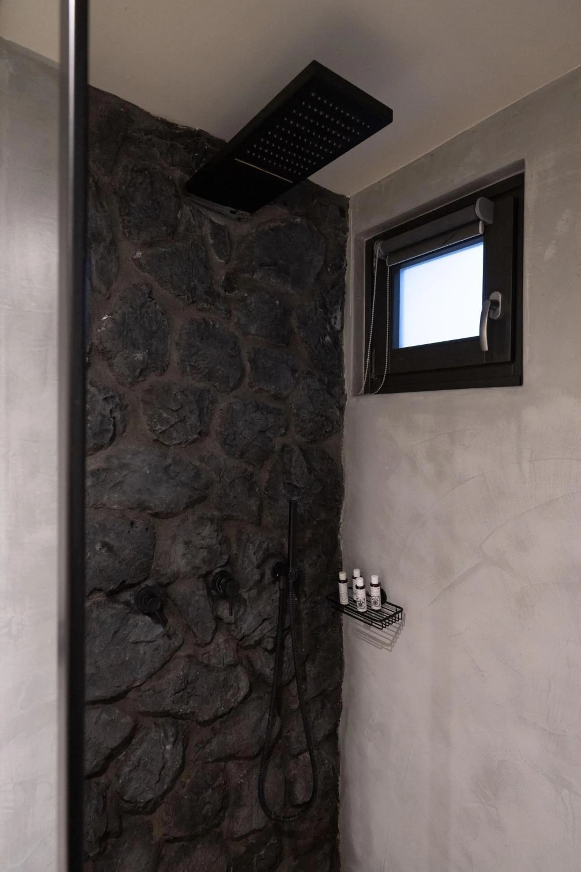 Shower in Apikia Santorini