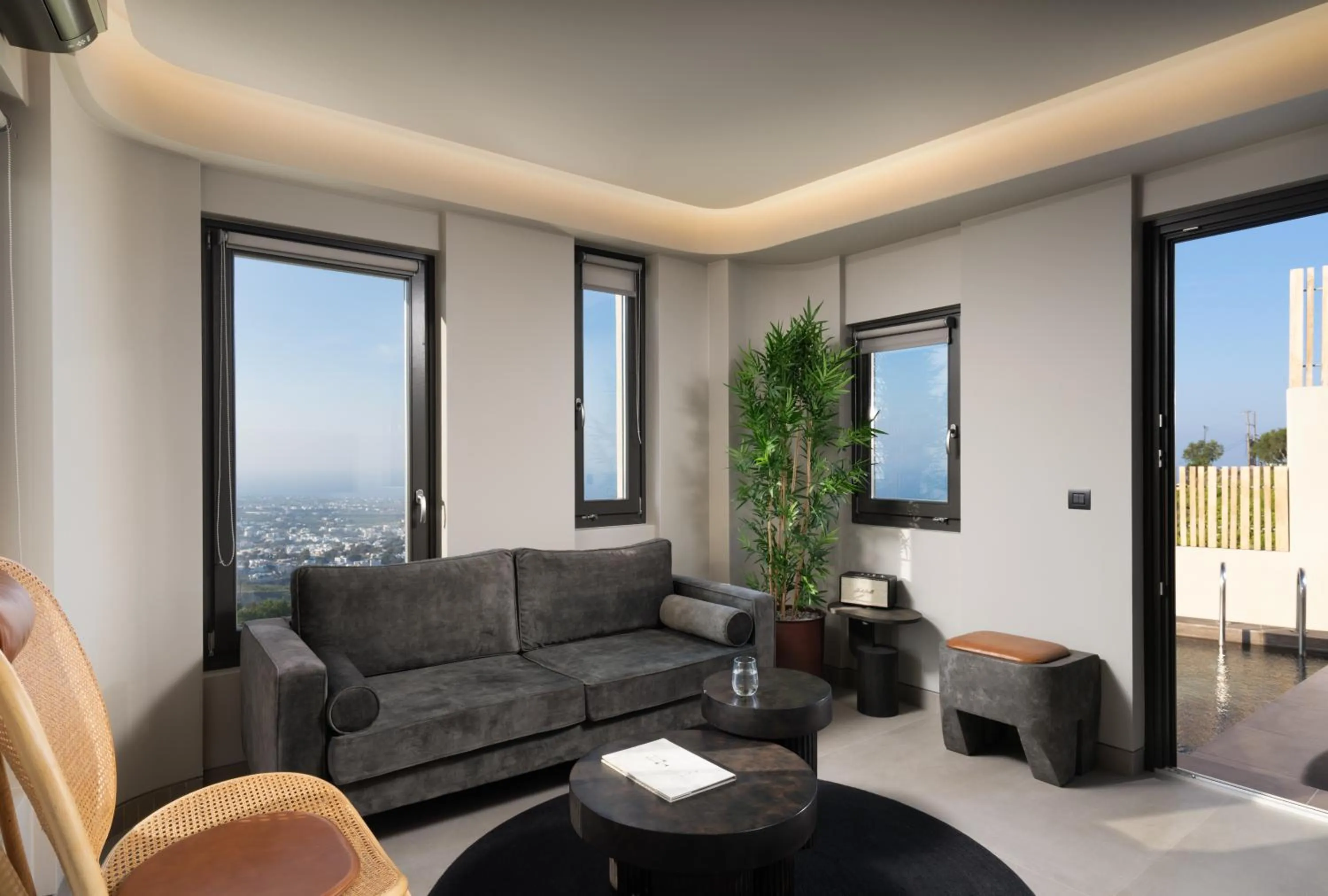 Shower in Apikia Santorini