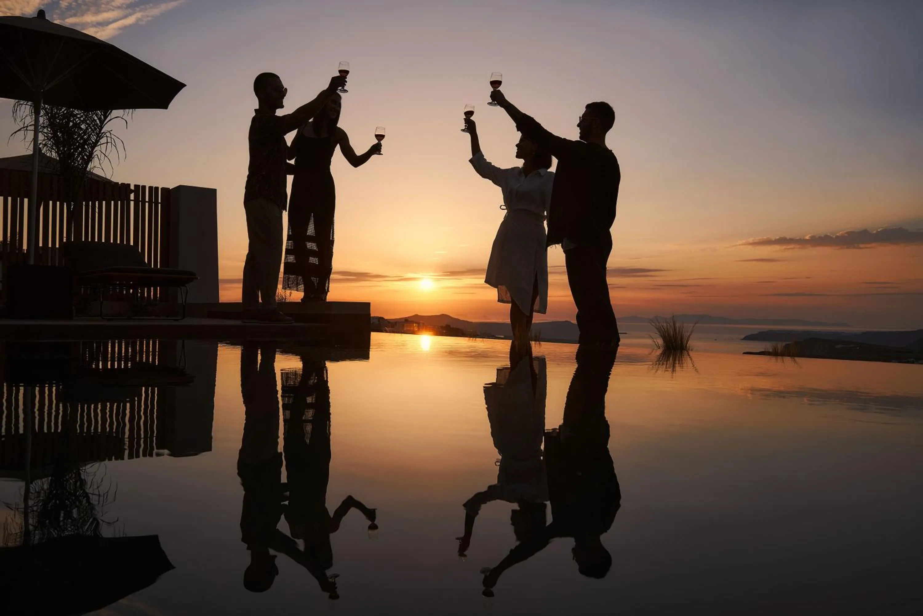 Natural landscape in Apikia Santorini