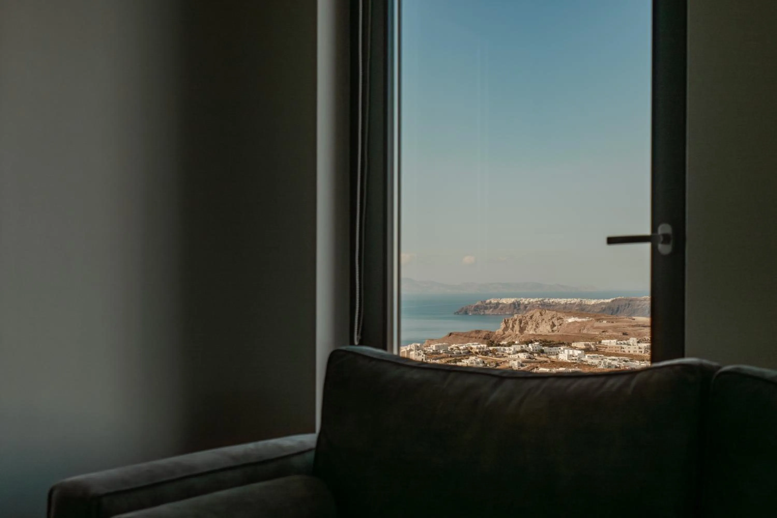 Living room in Apikia Santorini