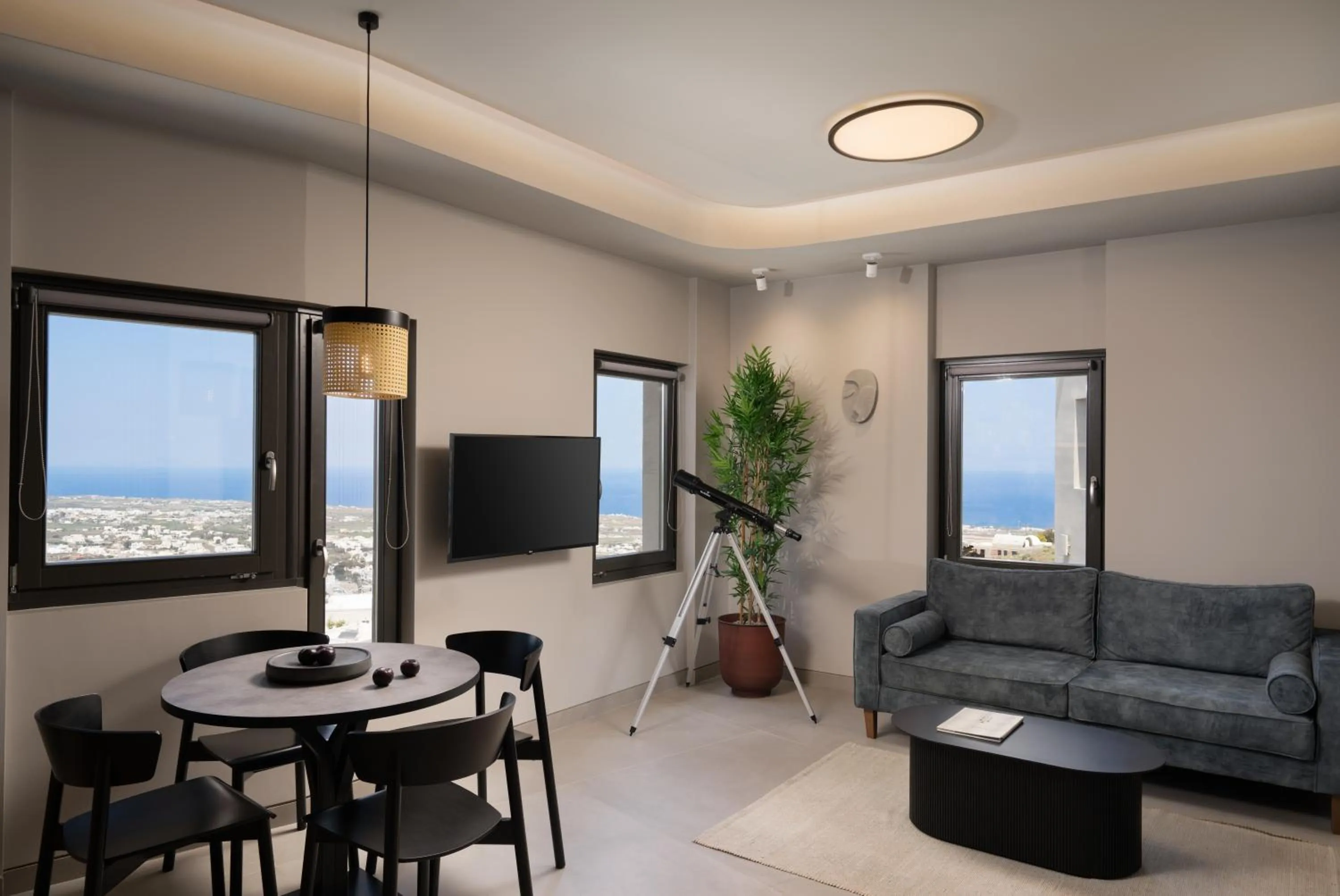 Natural landscape in Apikia Santorini