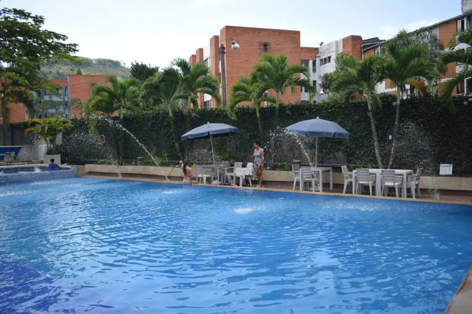 Swimming pool in Hotel Blue 66