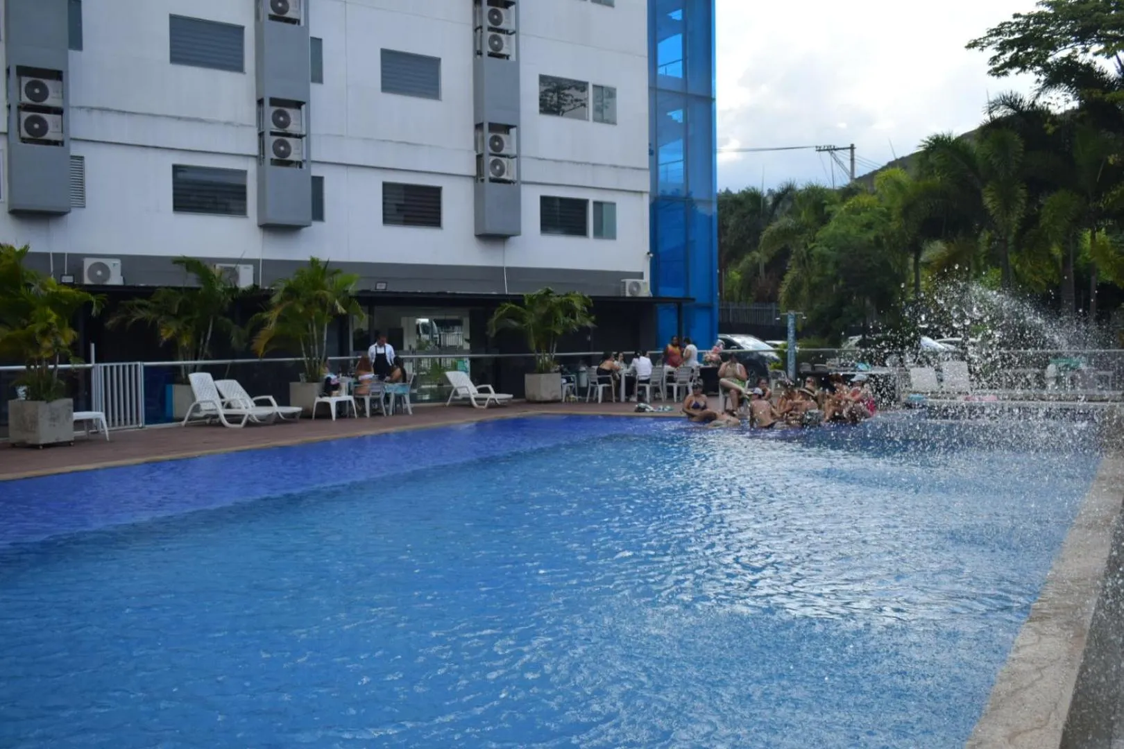 Property building in Hotel Blue 66