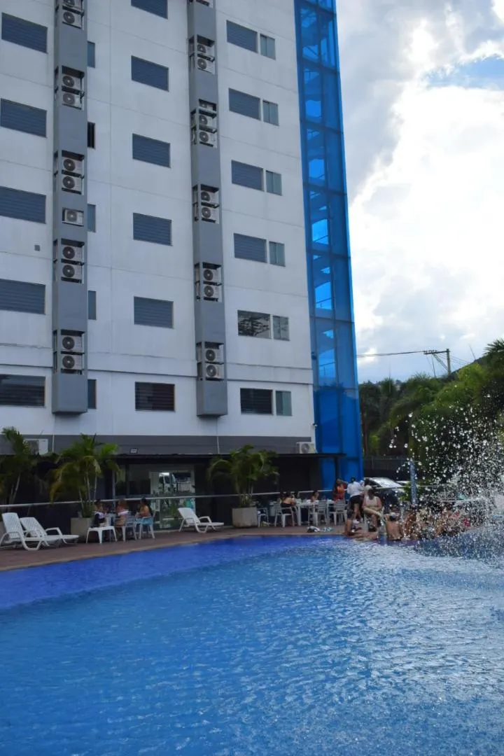 Property building in Hotel Blue 66