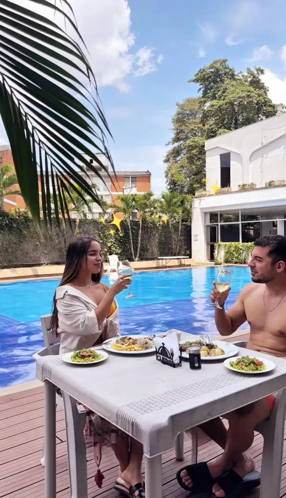 Swimming pool in Hotel Blue 66