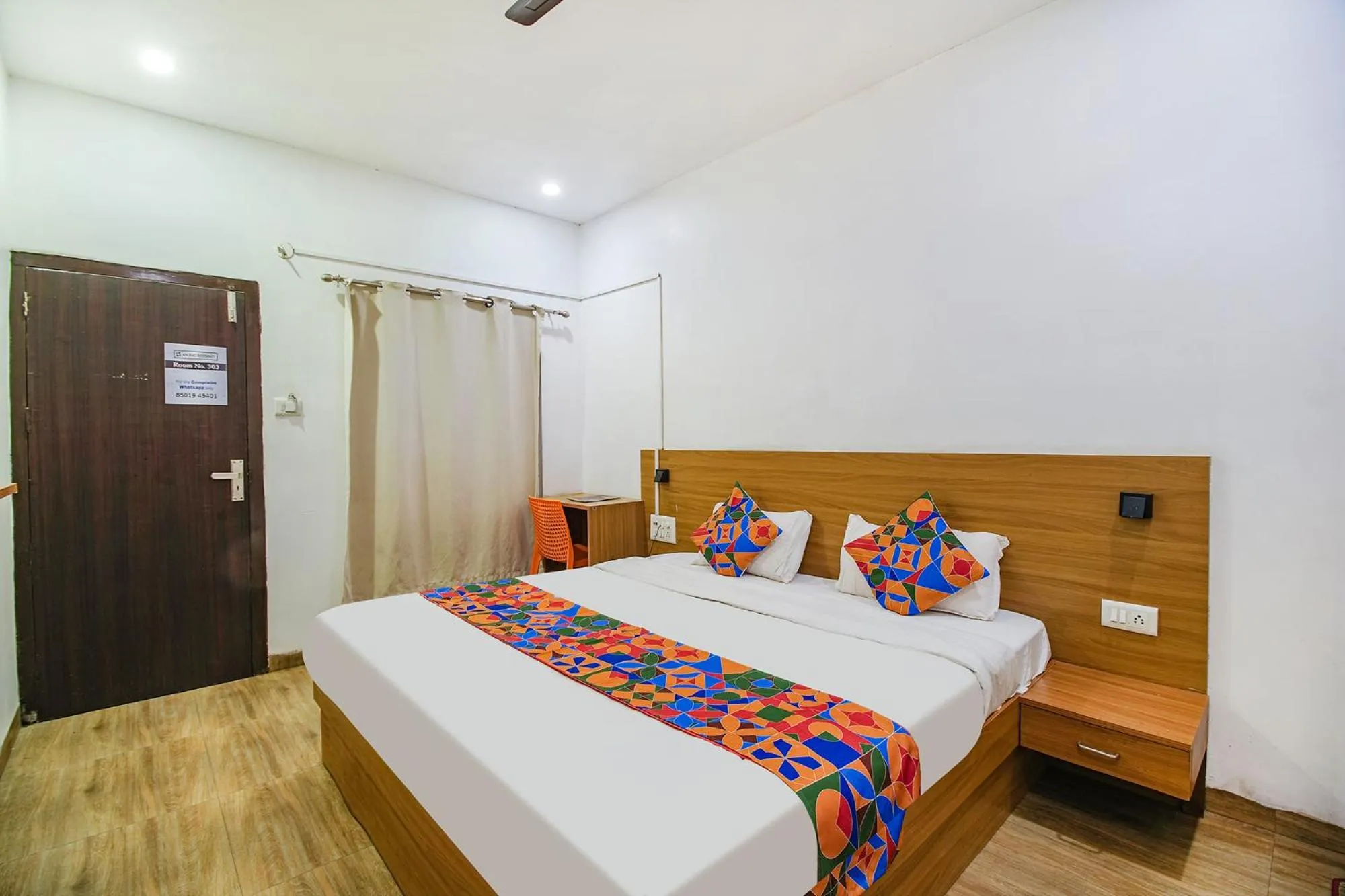 Bed in Via Anurag Residency