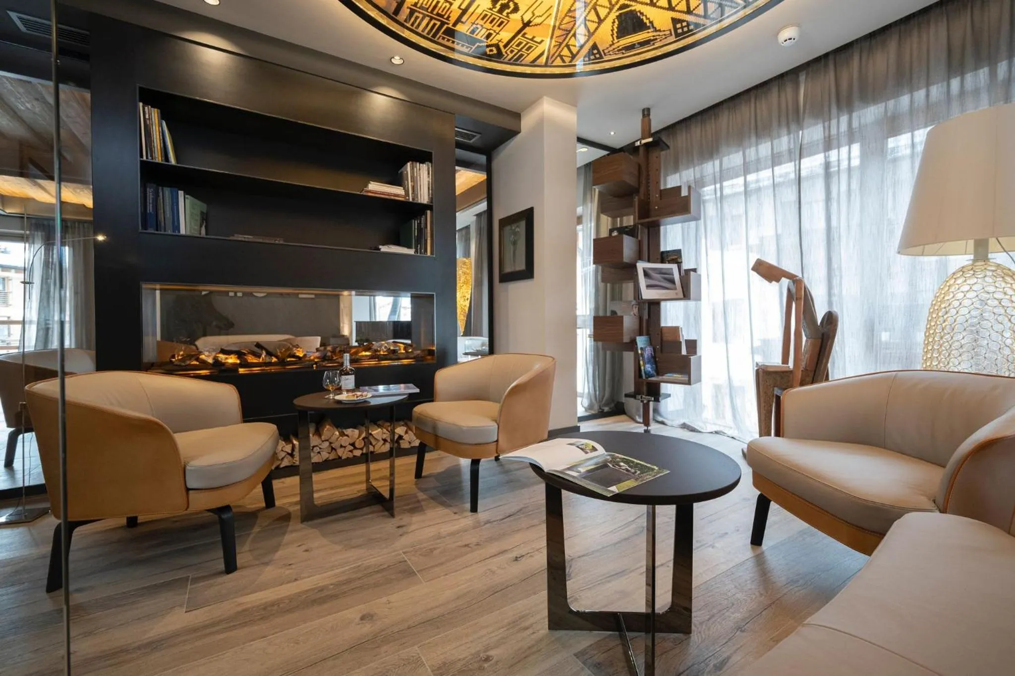 Living room in Locanda degli Artisti Art Hotel