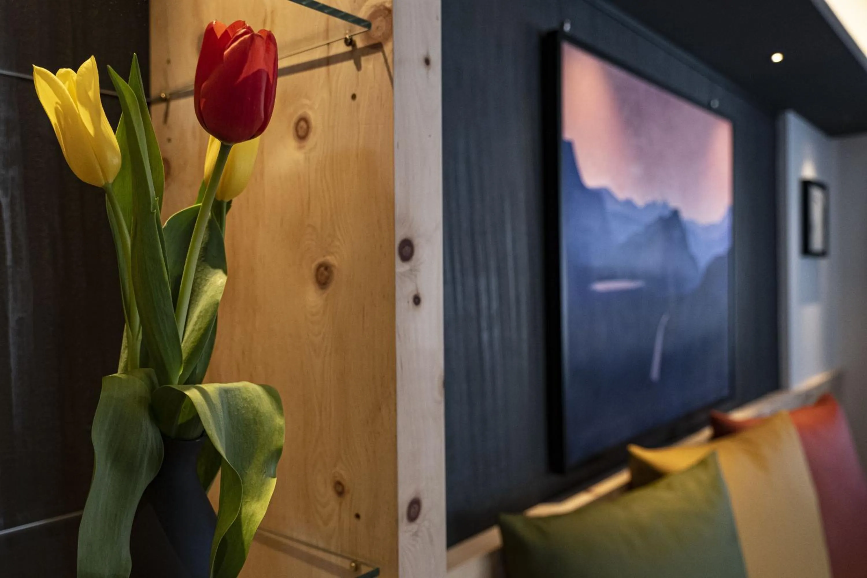 Decorative detail in Locanda degli Artisti Art Hotel