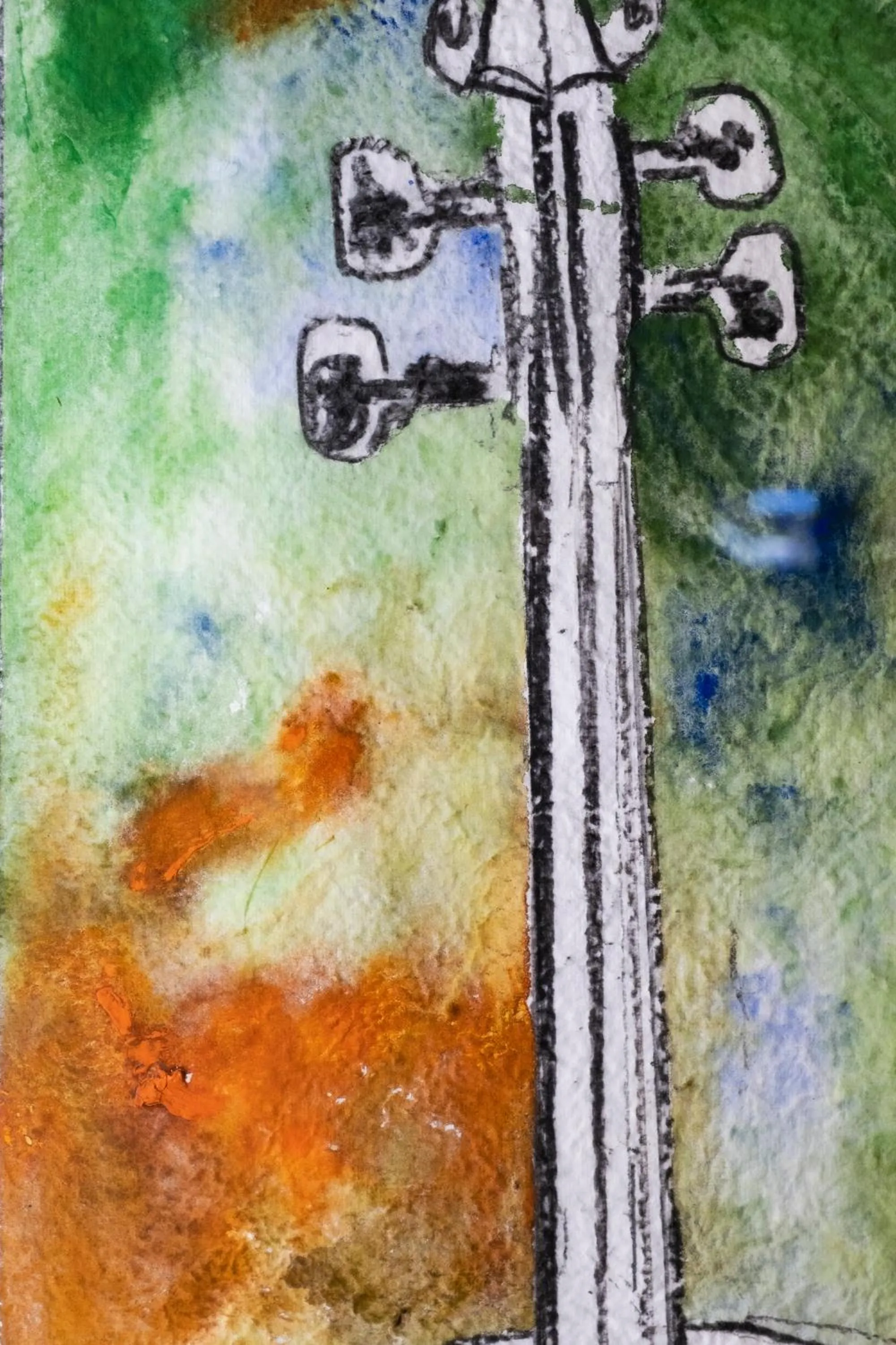 Decorative detail in Locanda degli Artisti Art Hotel