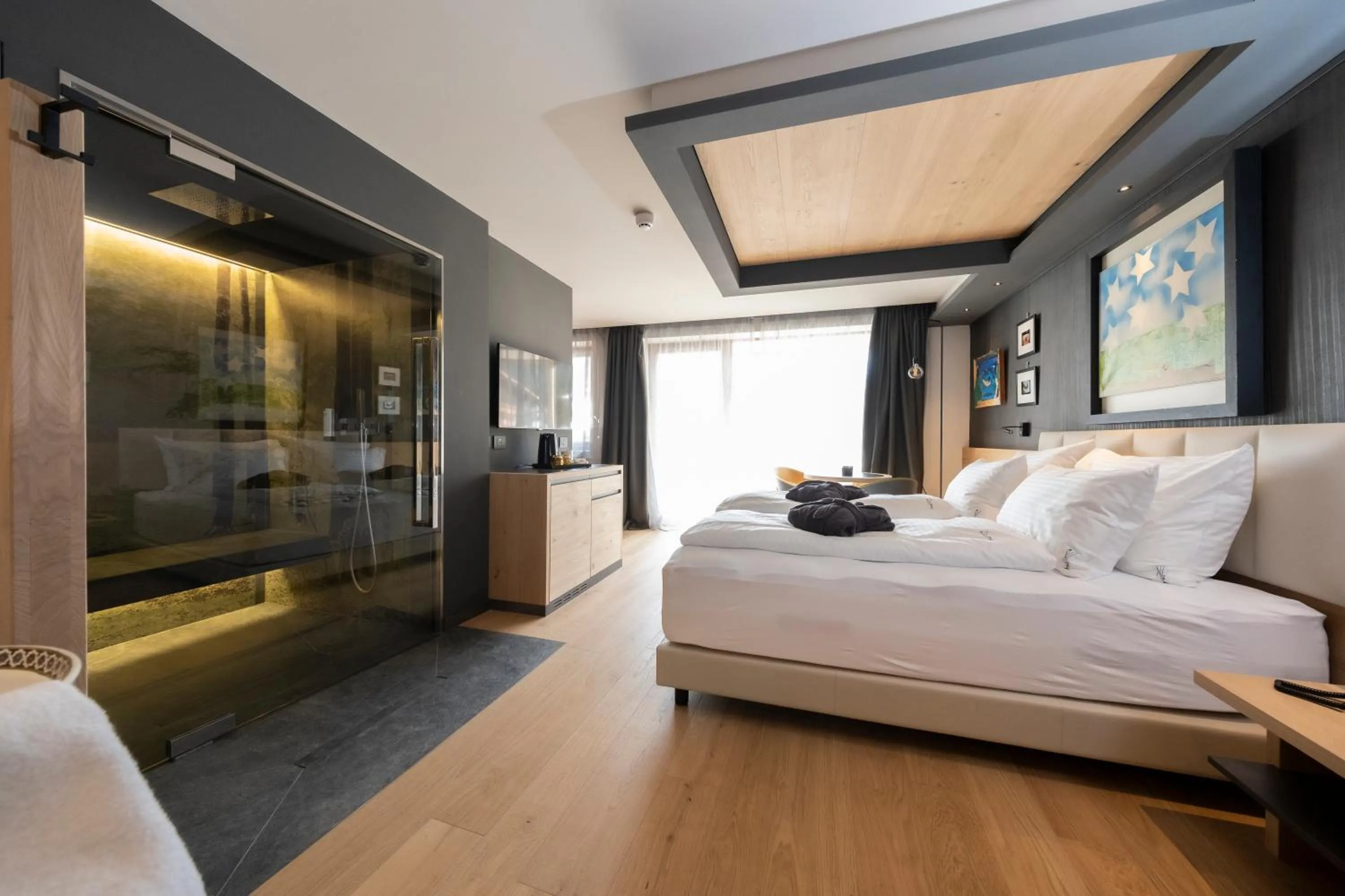 Bed in Locanda degli Artisti Art Hotel