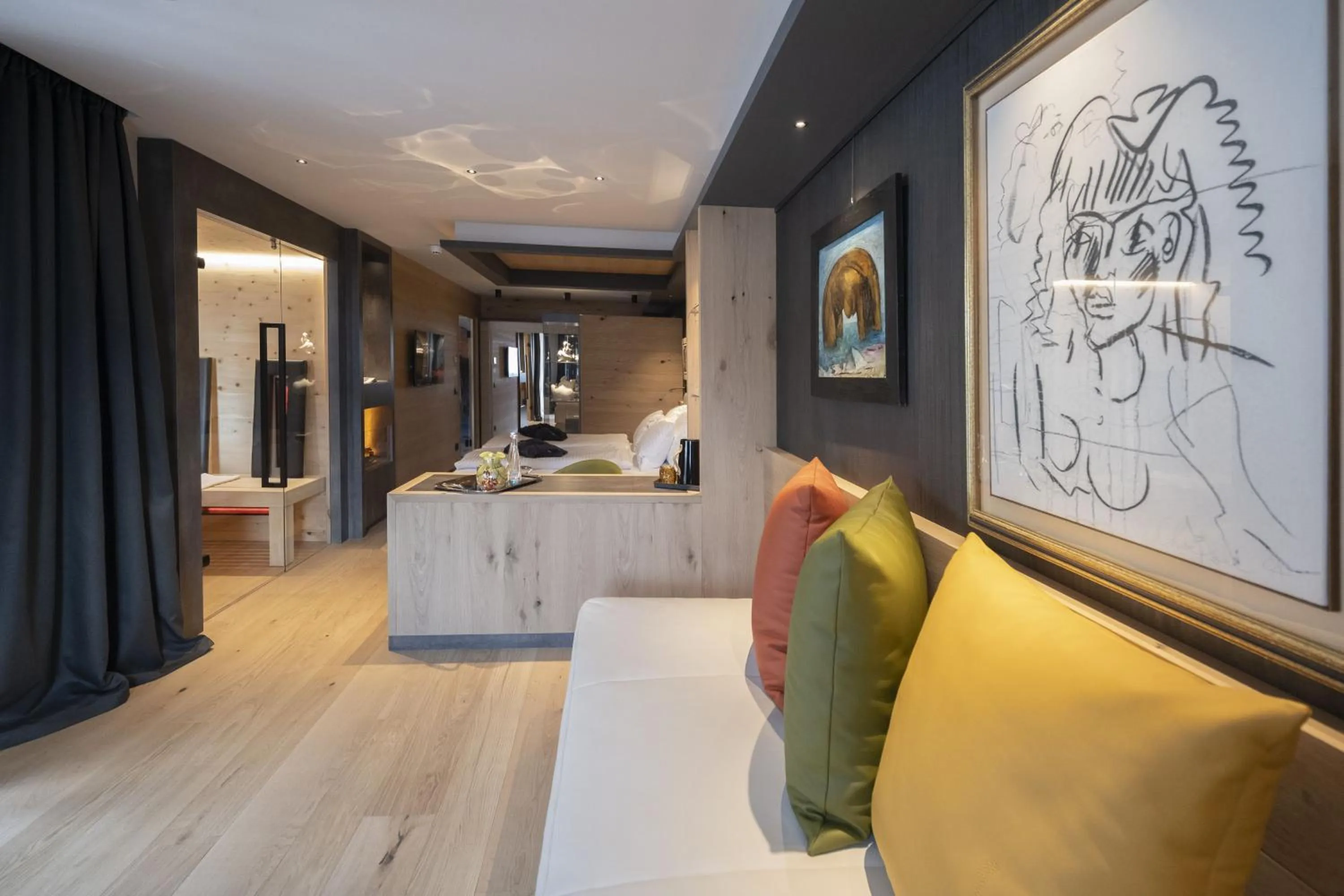 Sauna in Locanda degli Artisti Art Hotel