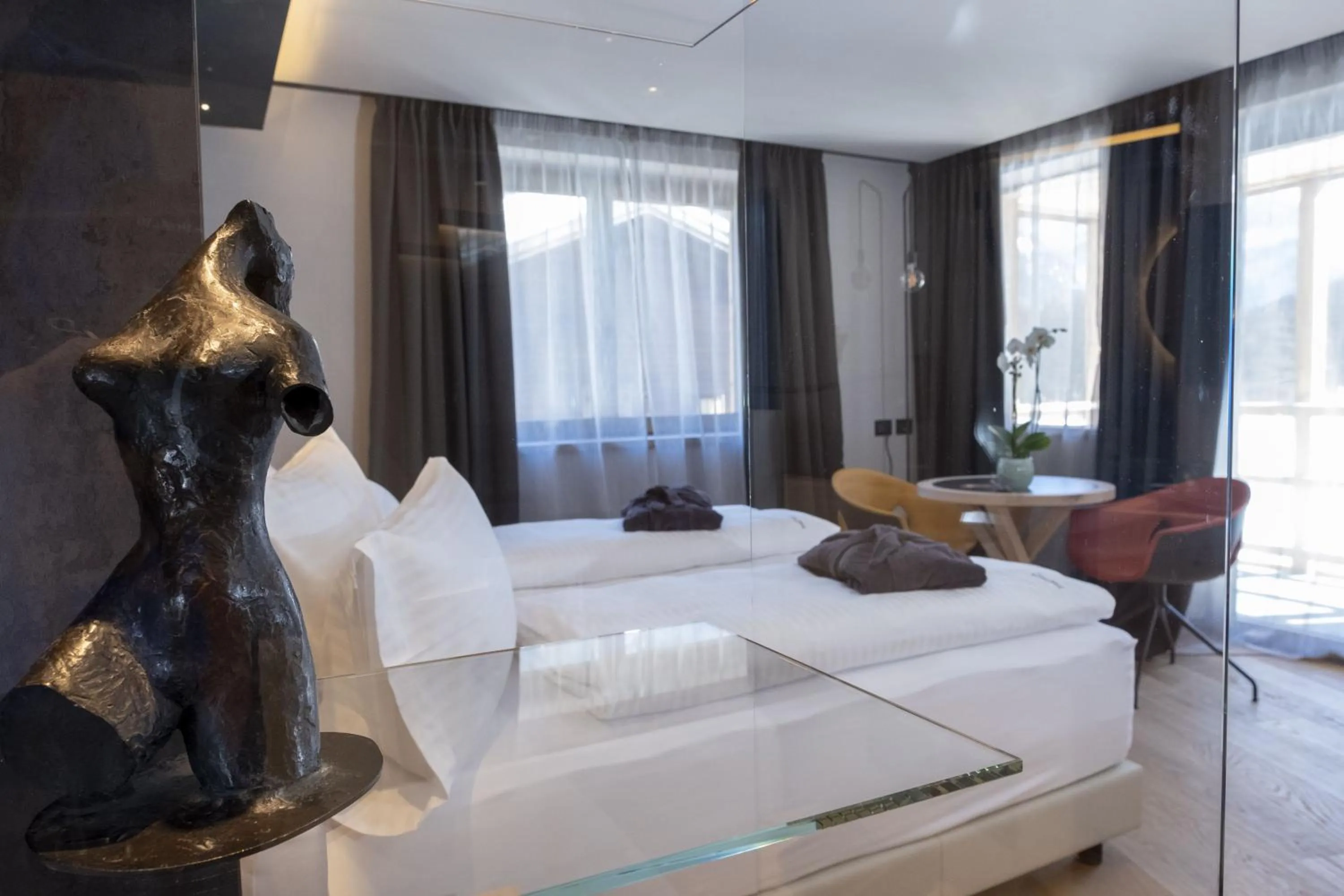 Bed in Locanda degli Artisti Art Hotel