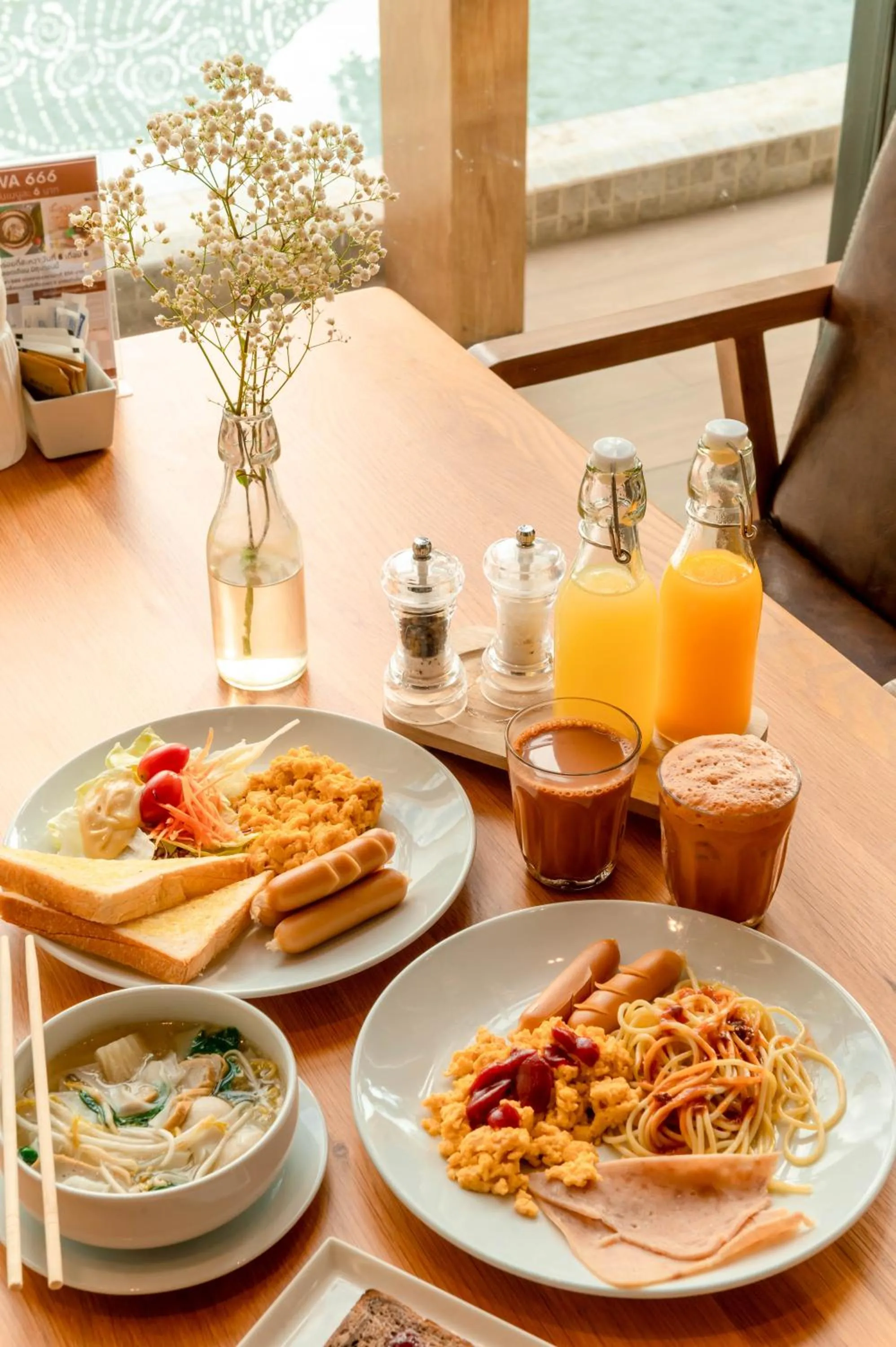 Buffet breakfast in The Signature Hotel Airport