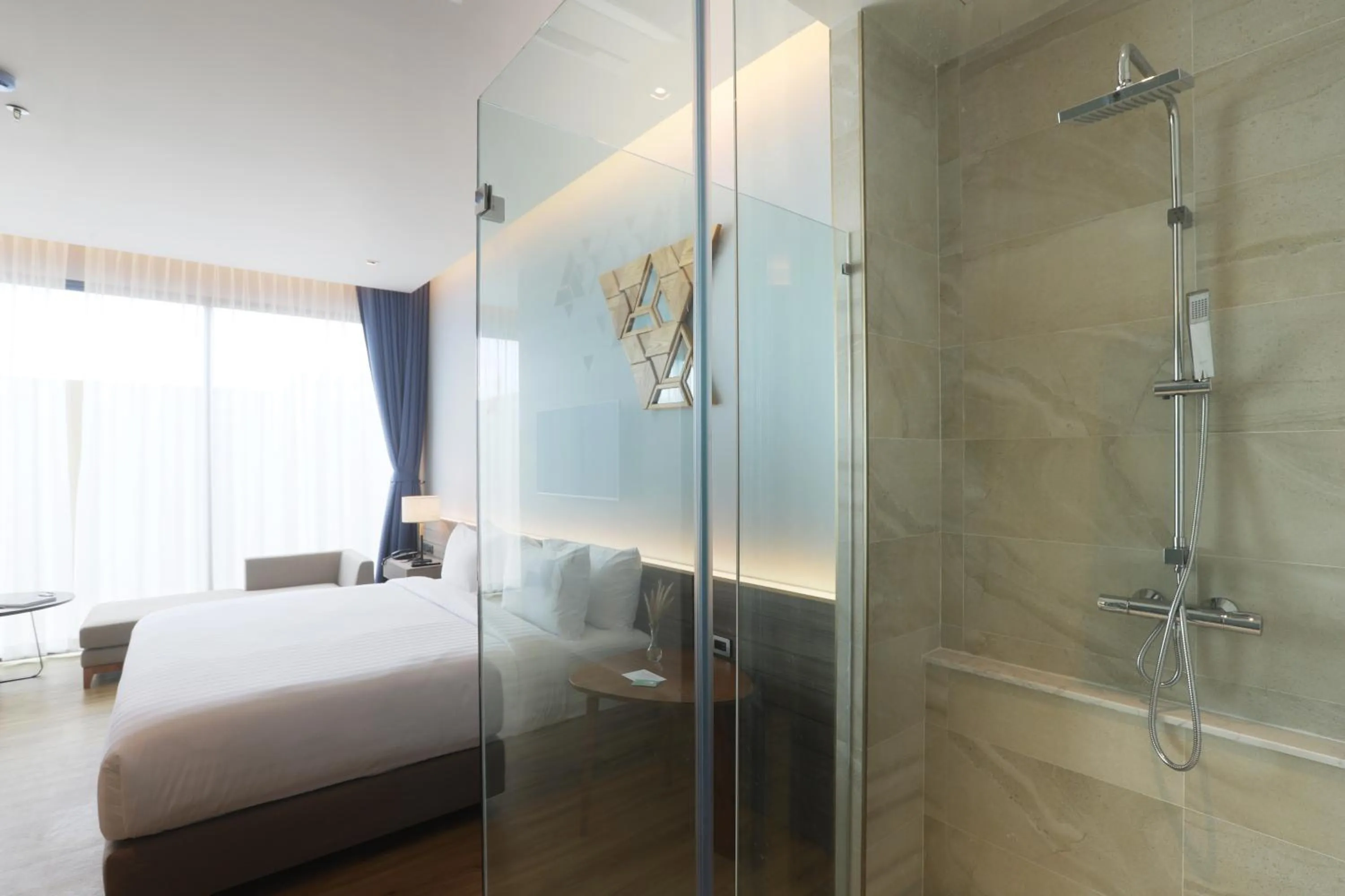 Bed in The Signature Hotel Airport